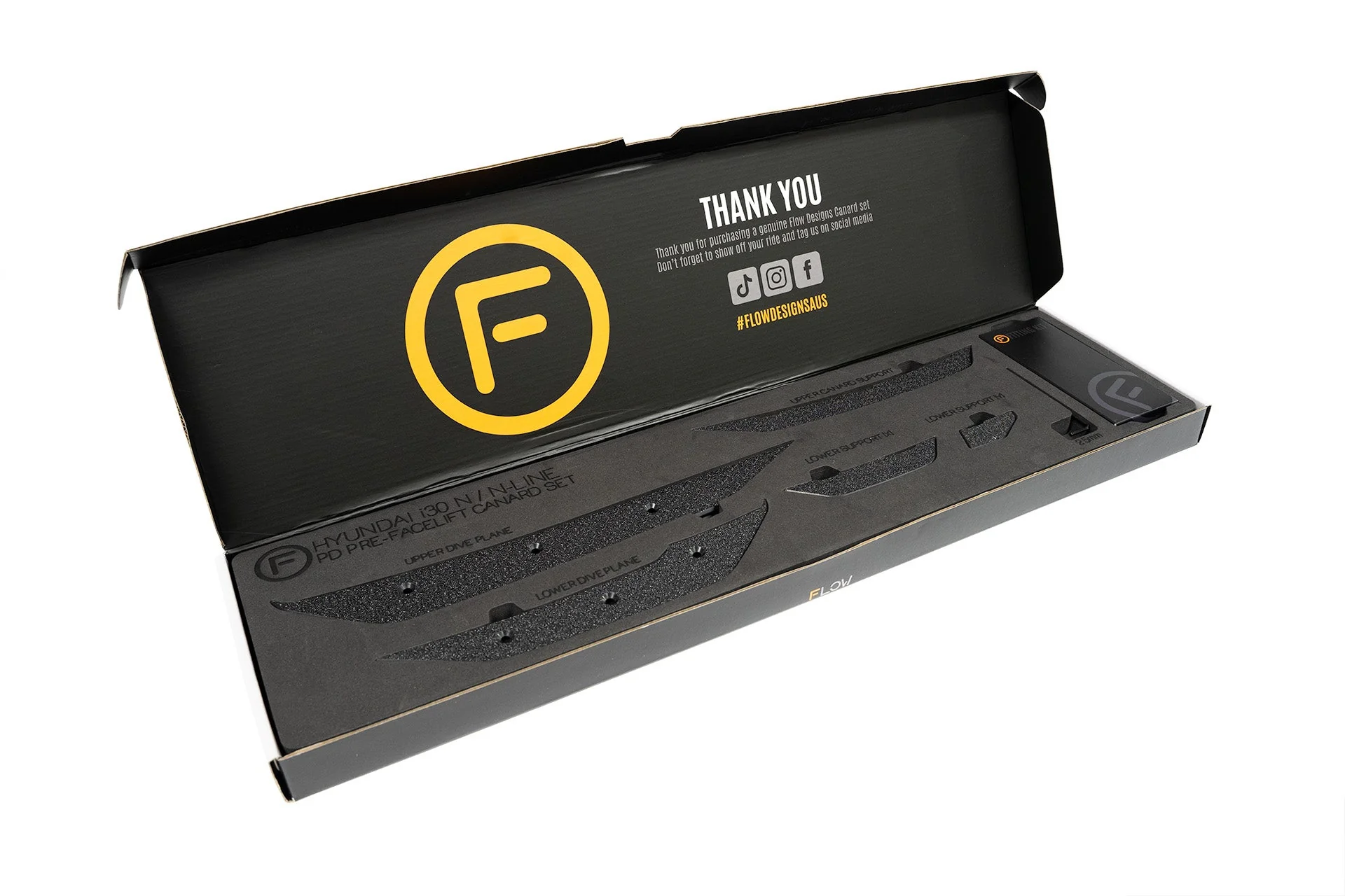 Flow Designs i30 N Line (2018-2022) Front Bumper Canards - Image 6