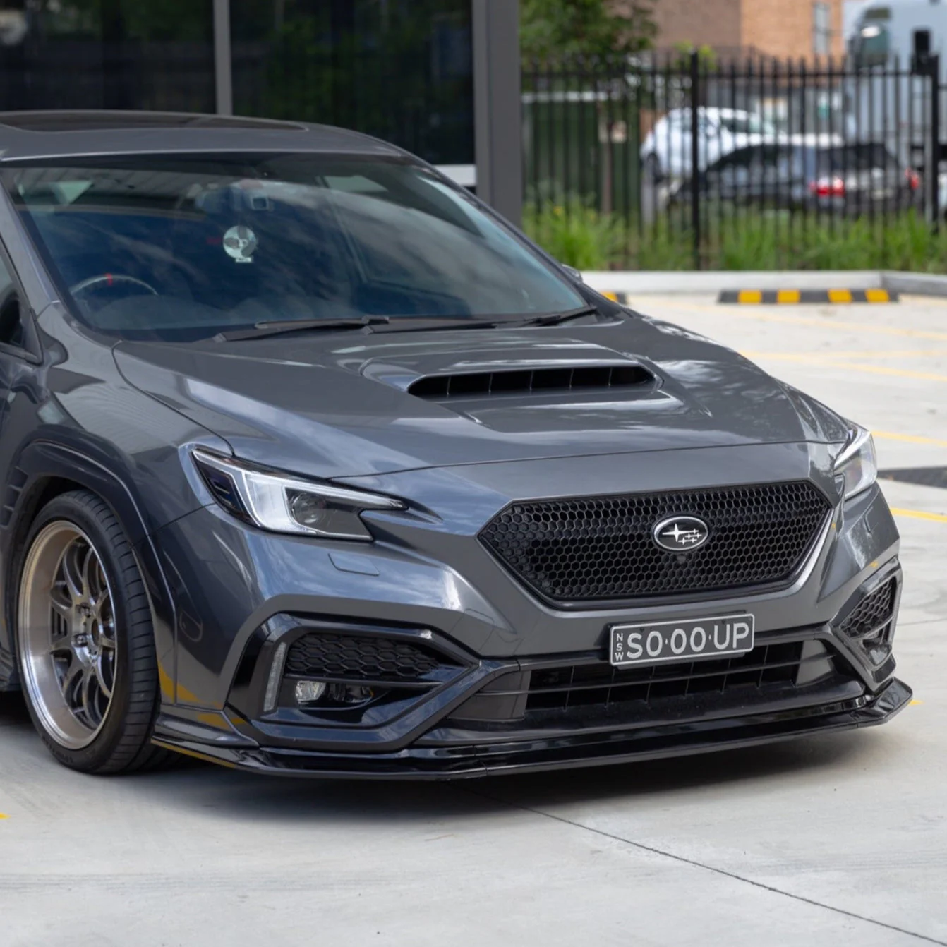 AFD S-Spec V2 Front Lip / Under Spoiler (3-Piece) for Subaru WRX (VB) 2022-2025 - Image 2