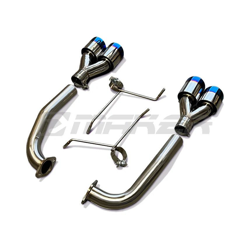 AFD Stainless Steel Double Wald 4" Axle Back Exhaust for Subaru WRX (VB) 2022-2025 - Image 6