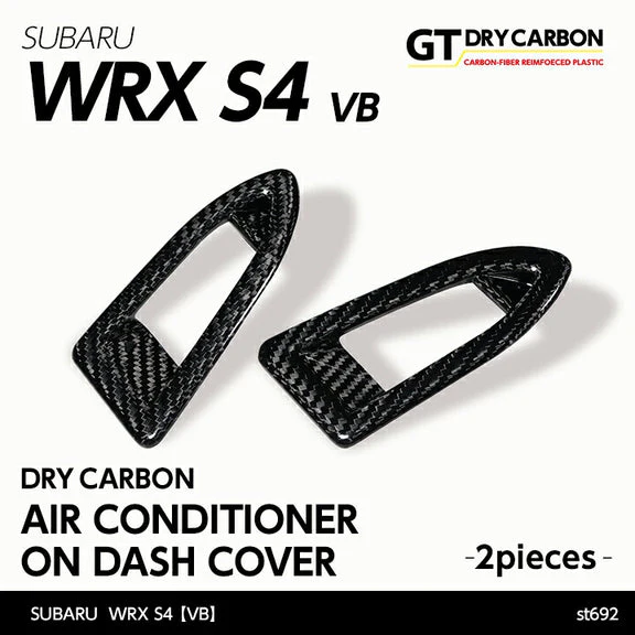 AXIS PARTS Air Con Vent Covers (Left & Right) For 2022+ Subaru WRX VB/VN [Dry Carbon Fibre] - Image 2