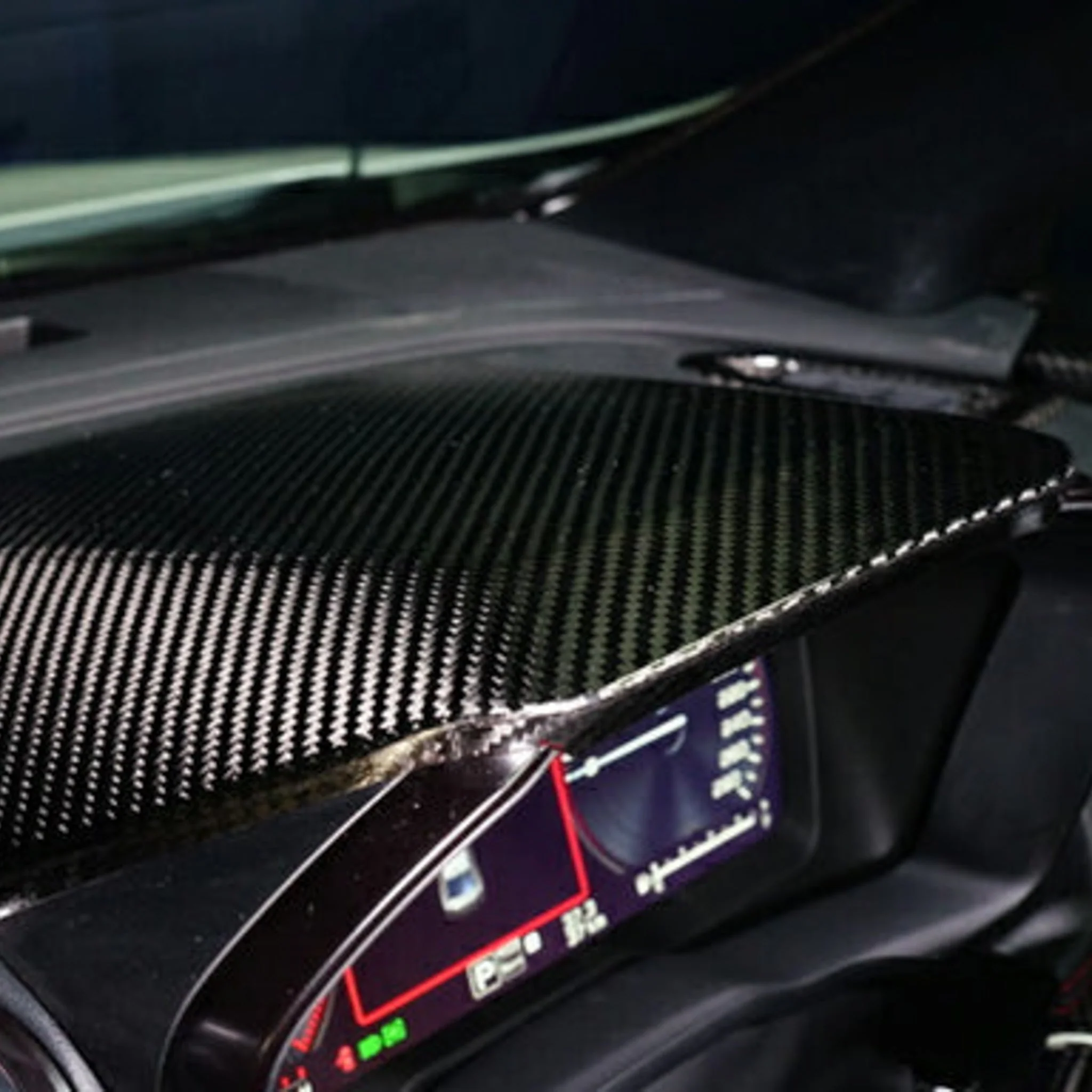AXIS PARTS Cluster Hood Cover (RHD) For 2022+ Subaru WRX VB/VN [Dry Carbon Fibre] - Image 3