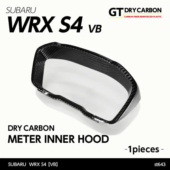 AXIS PARTS Cluster Inner Cover (RHD) For 2022+ Subaru WRX VB/VN [Dry Carbon Fibre] - Image 2