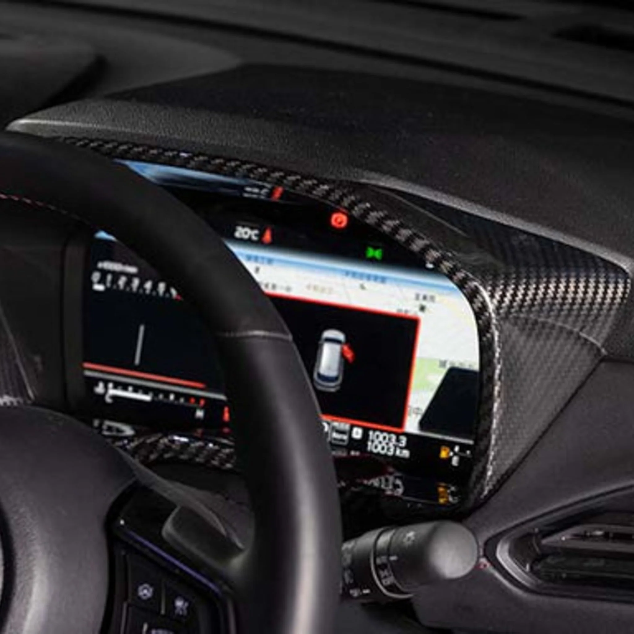 AXIS PARTS Cluster Inner Cover (RHD) For 2022+ Subaru WRX VB/VN [Dry Carbon Fibre] - Image 4