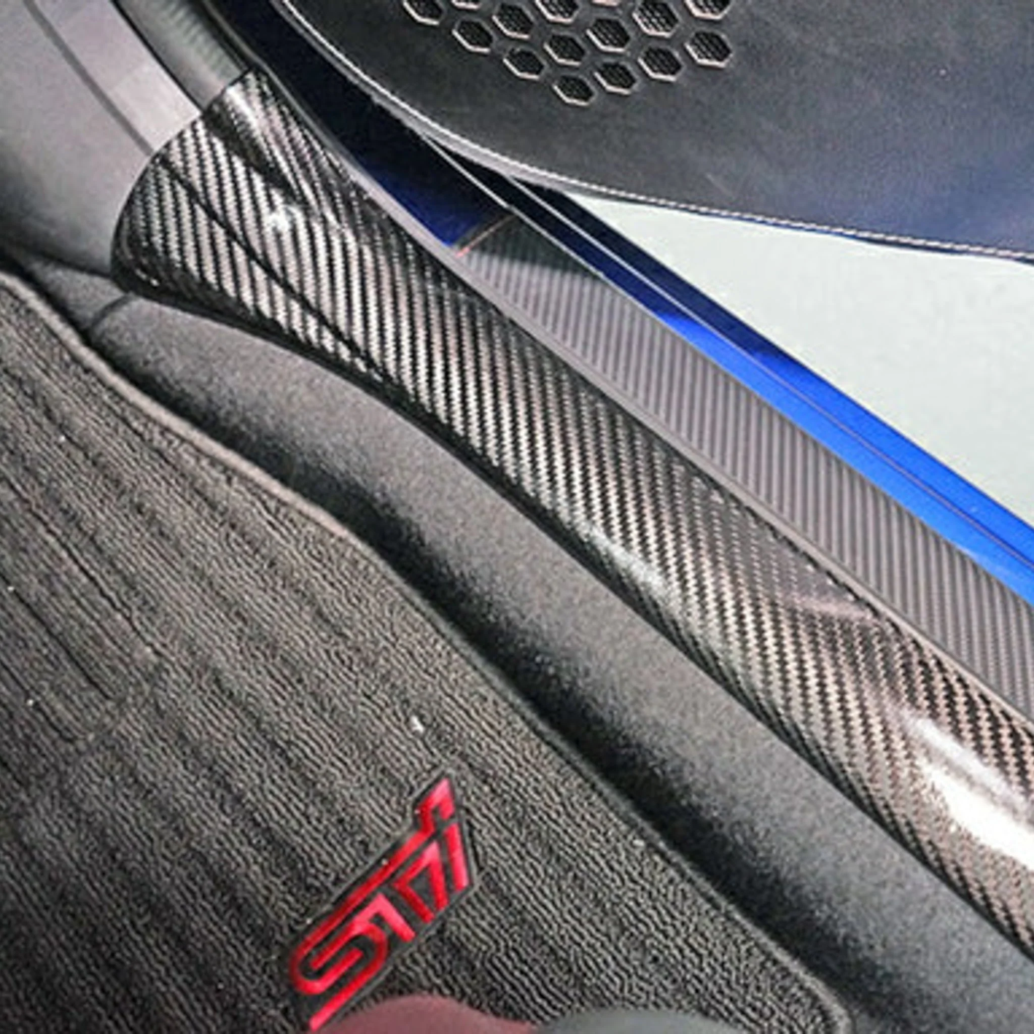 AXIS PARTS Front Scuff Plate Covers (Left & Right) For 2022+ Subaru WRX VB/VN [Dry Carbon Fibre] - Image 3