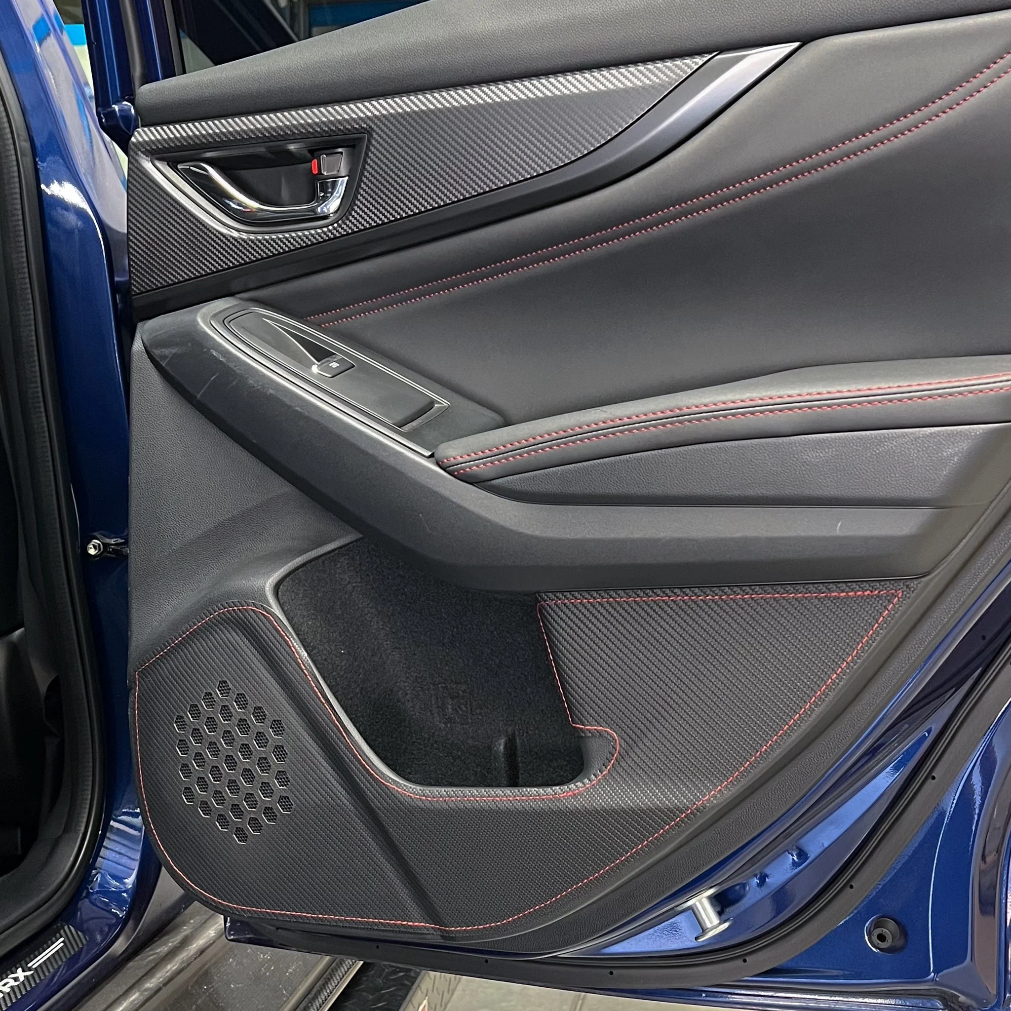 AXIS PARTS Inner Door Protectors / Kick Guards (4-Piece) For 2022+ Subaru WRX VB/VN [Carbon Pattern] - Image 5