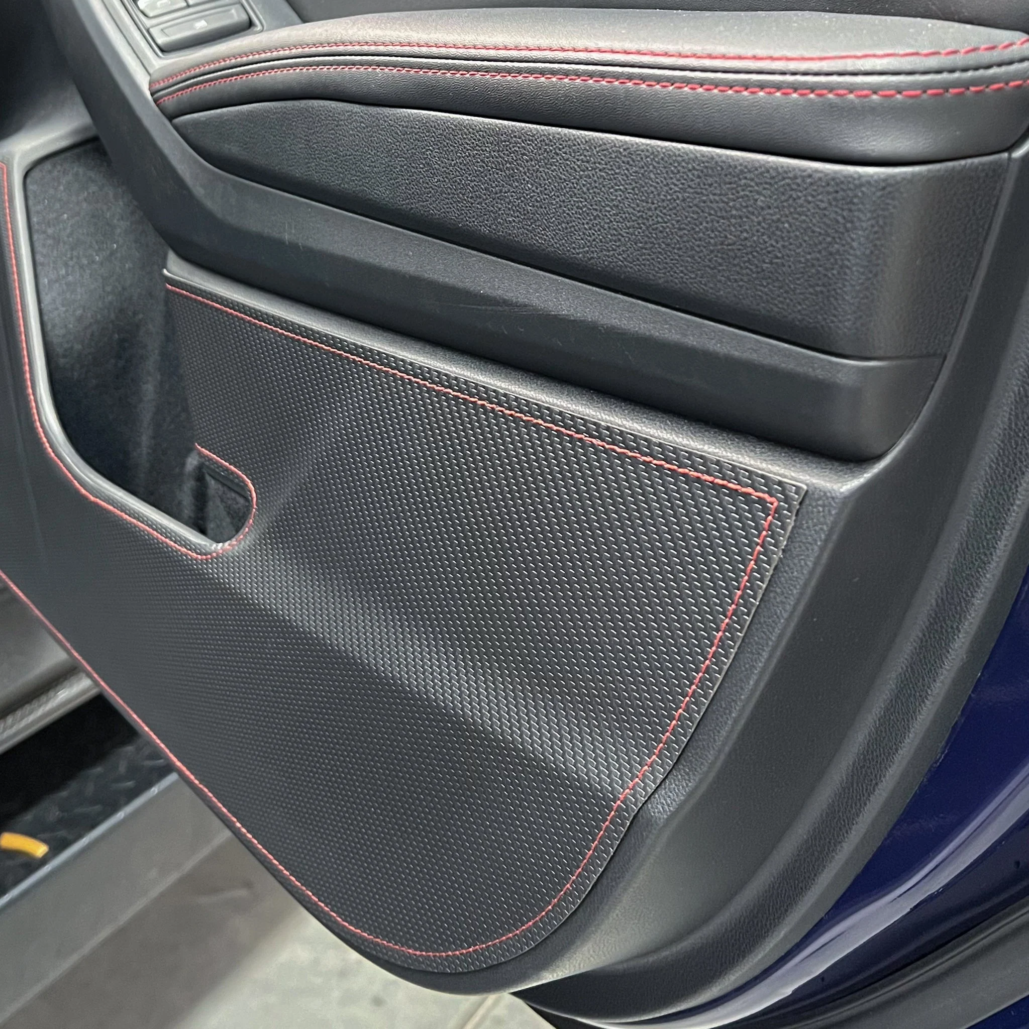 AXIS PARTS Inner Door Protectors / Kick Guards (4-Piece) For 2022+ Subaru WRX VB/VN [Carbon Pattern] - Image 6