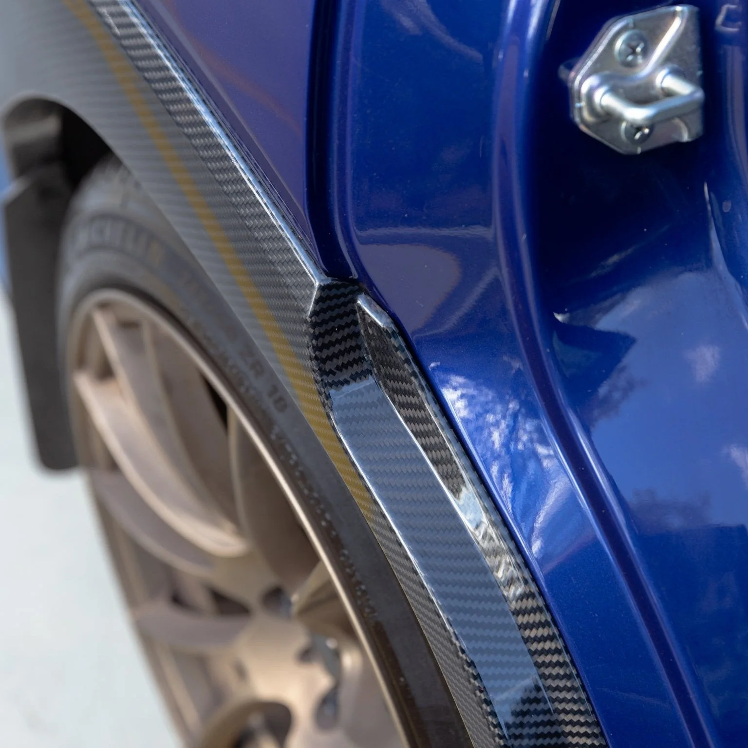Automodellista Over Fenders Covers (8-Piece) For 2022+ Subaru WRX VB [Dry Carbon] - Image 6