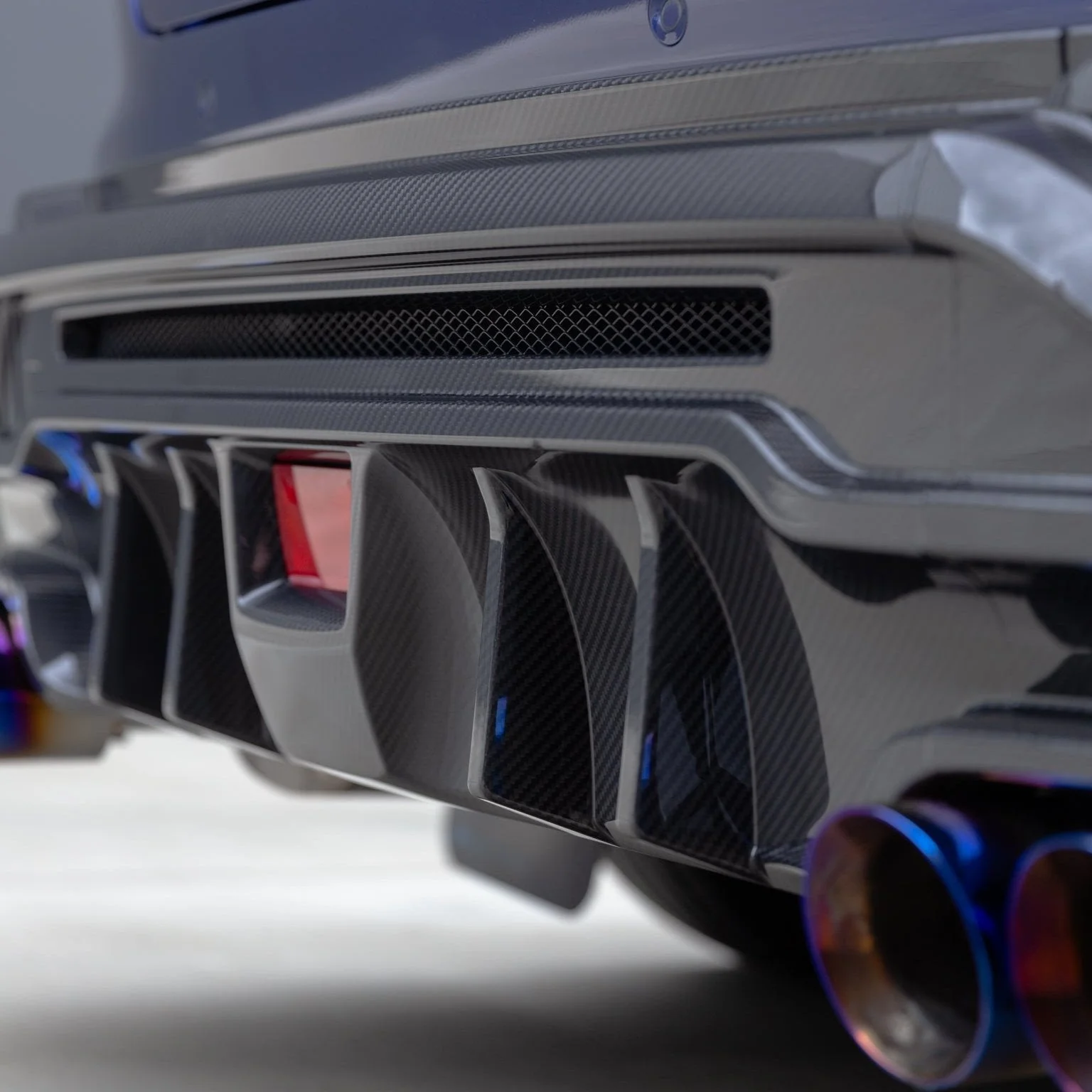 AXIS PARTS Rear Bumper Cover (3-Piece) For 2022+ Subaru WRX VB [Dry Carbon Fibre] - Image 9