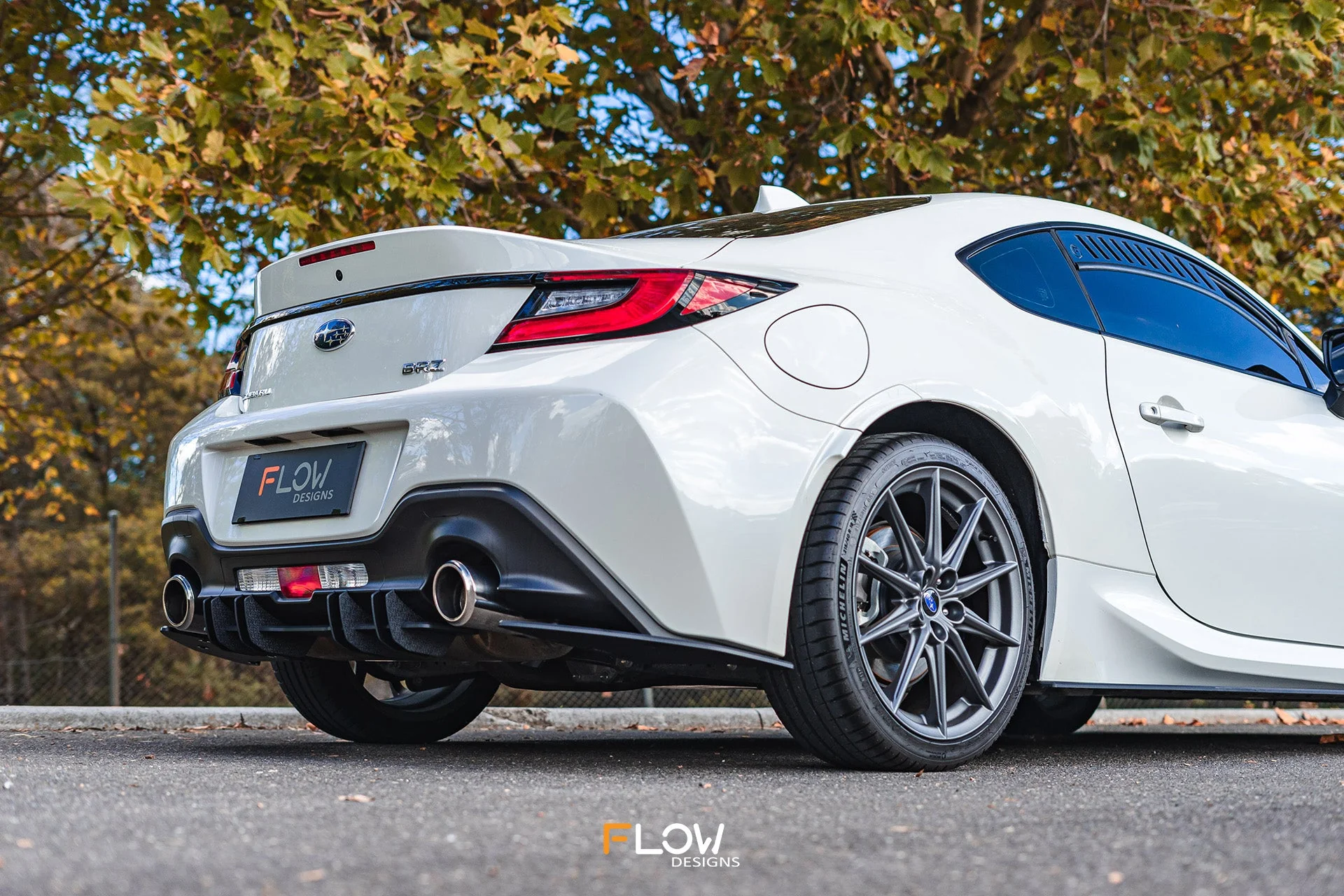 Flow Designs Flow-Lock Rear Diffuser for 2022+ Subaru BRZ ZD8 & Toyota GR86 ZN8 [Gloss] - Image 4