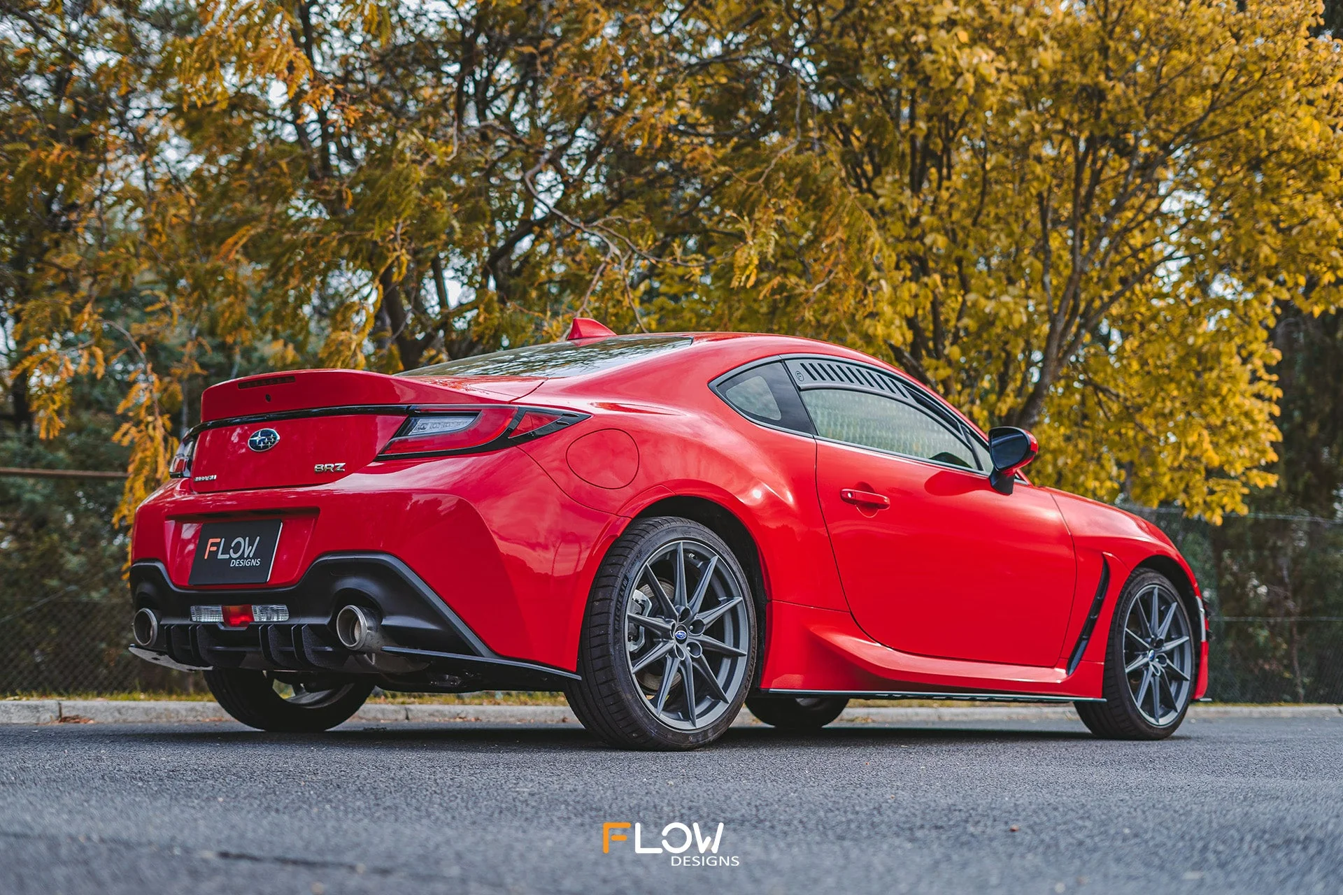 Flow Designs Flow-Lock Rear Diffuser for 2022+ Subaru BRZ ZD8 & Toyota GR86 ZN8 [Textured] - Image 2