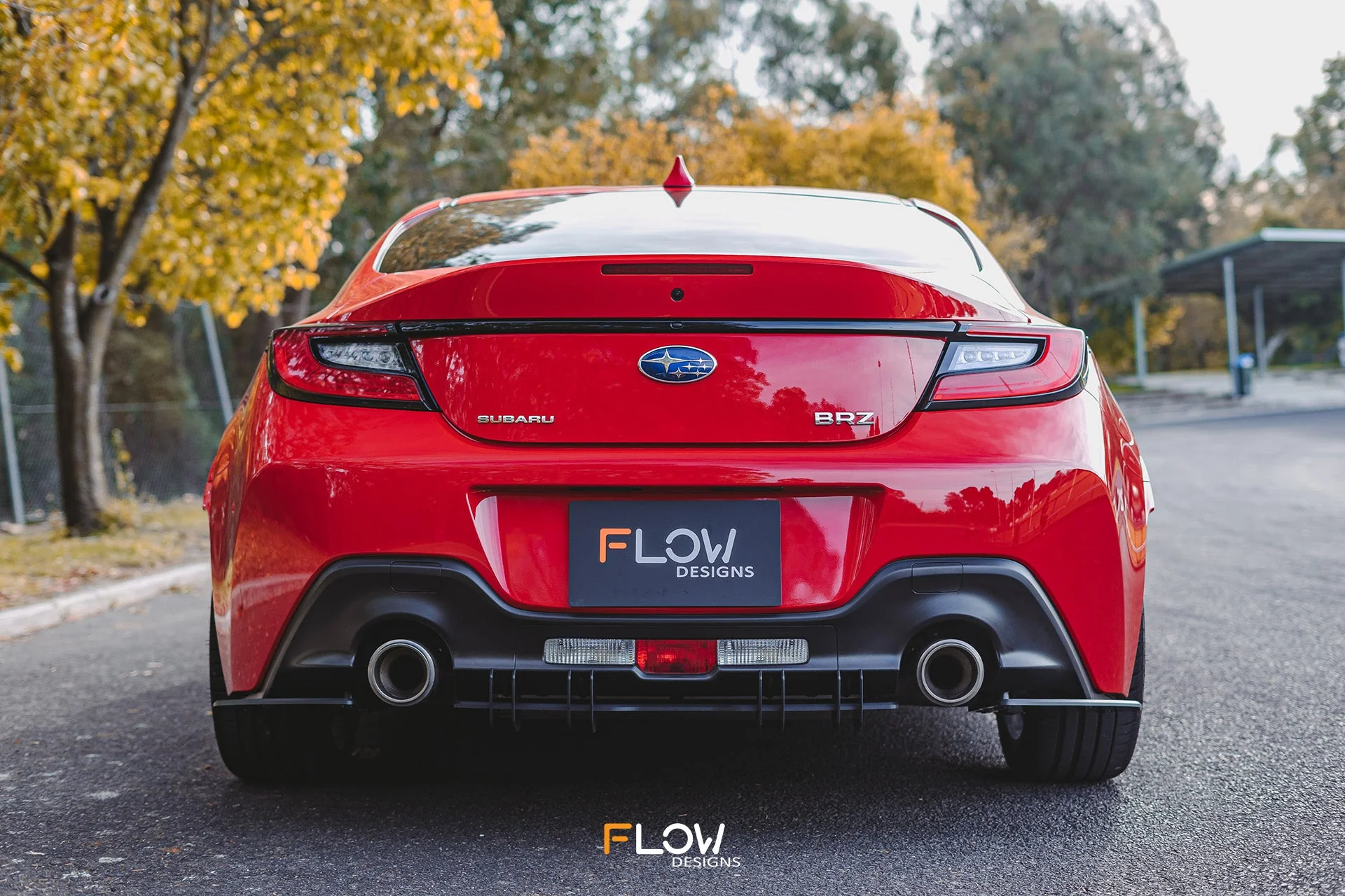 Flow Designs Flow-Lock Rear Diffuser for 2022+ Subaru BRZ ZD8 & Toyota GR86 ZN8 [Textured] - Image 4