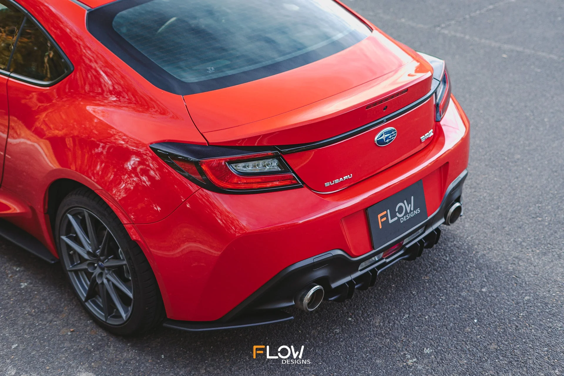 Flow Designs Flow-Lock Rear Diffuser for 2022+ Subaru BRZ ZD8 & Toyota GR86 ZN8 [Textured] - Image 5