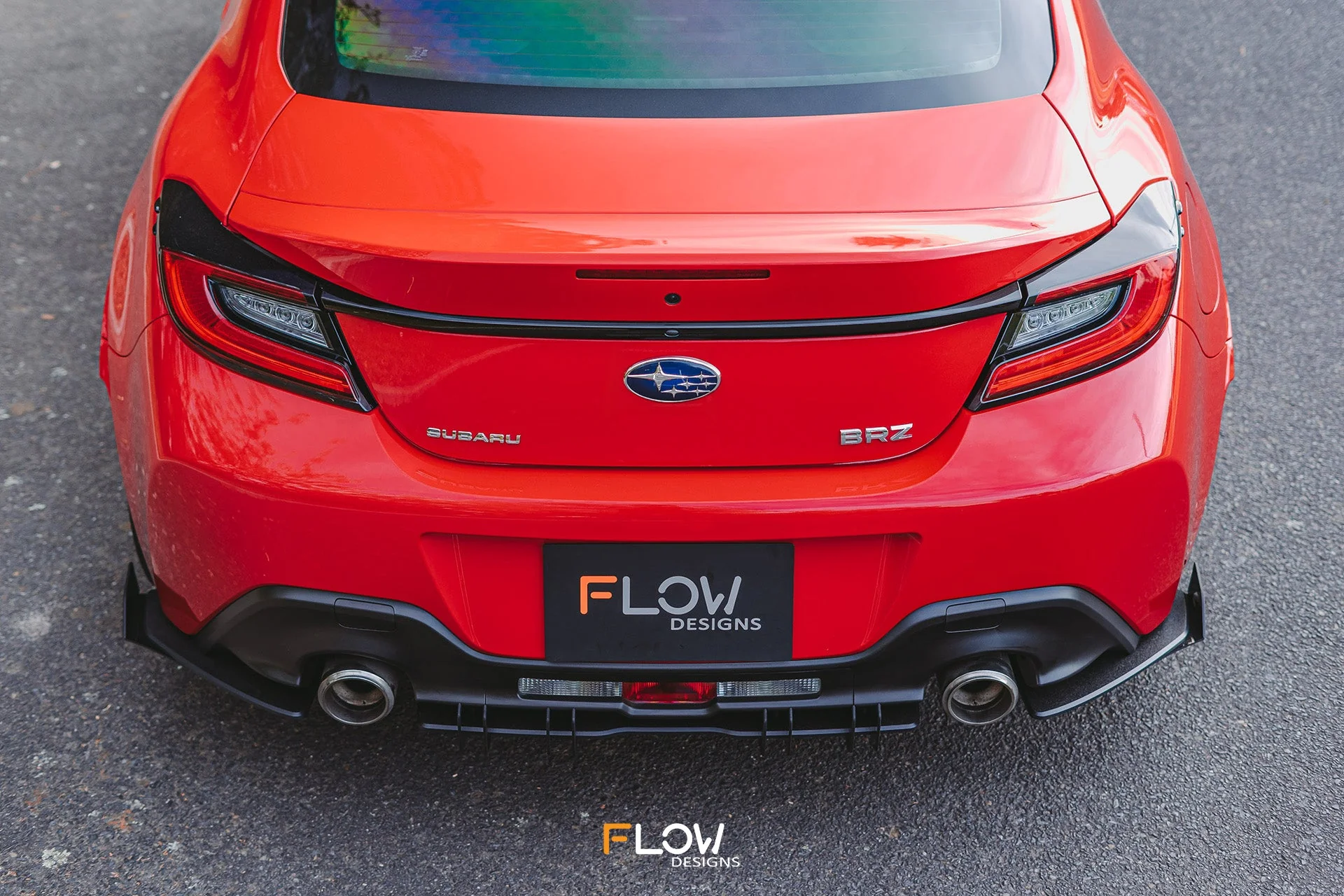 Flow Designs Flow-Lock Rear Diffuser for 2022+ Subaru BRZ ZD8 & Toyota GR86 ZN8 [Textured] - Image 6
