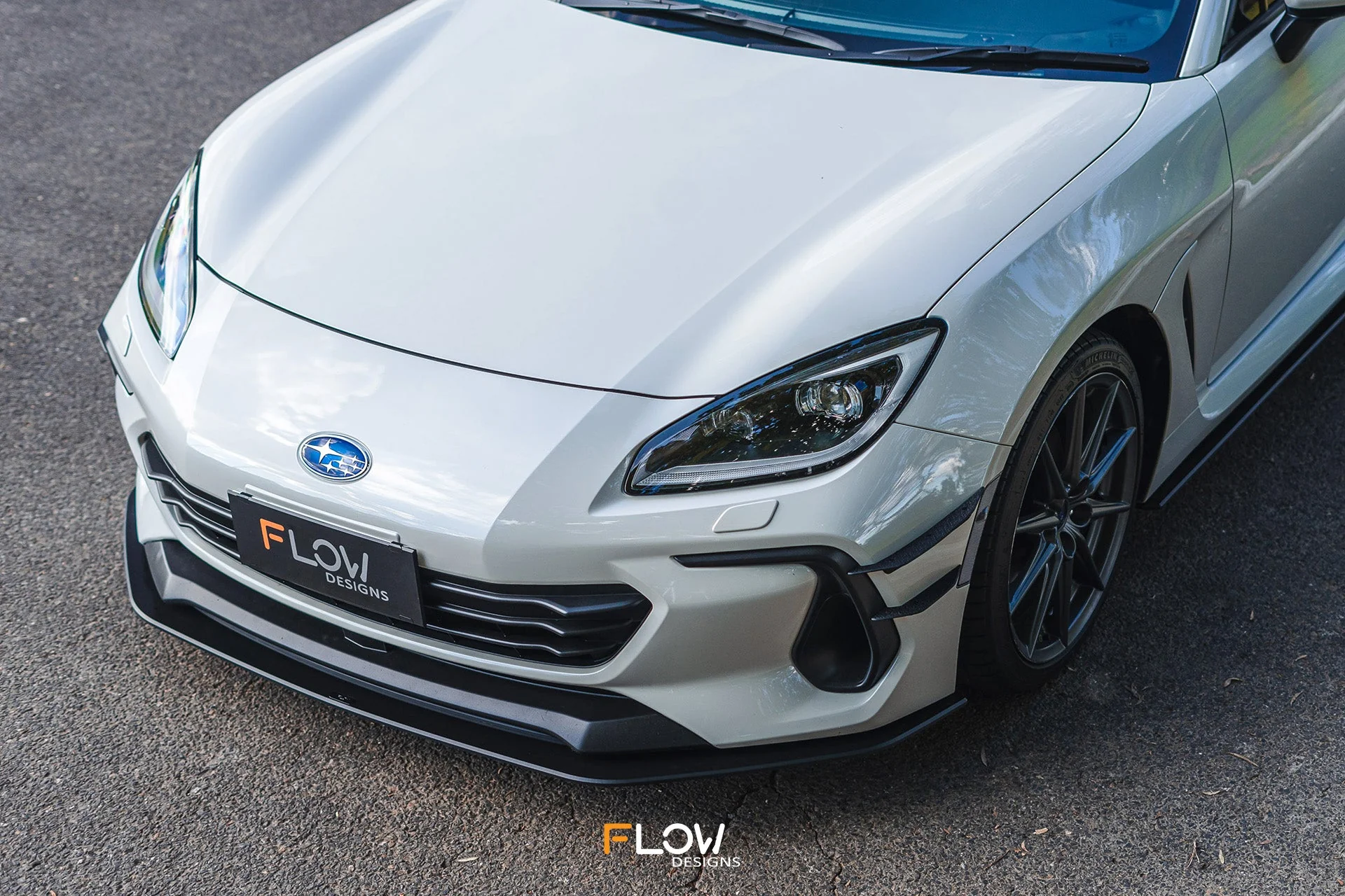 Flow Designs Front Bumper Canards for 2022+ Subaru BRZ ZD8 & Toyota GR86 ZN8 - Image 11