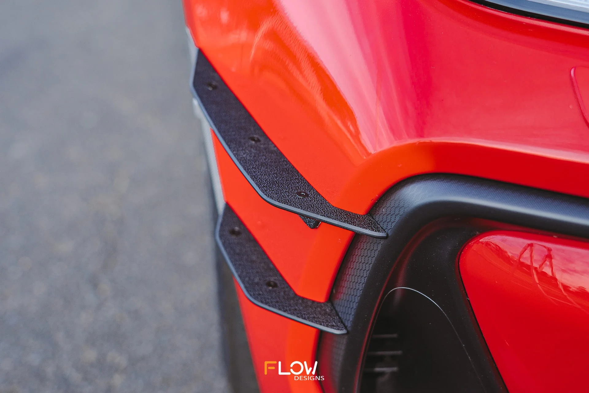 Flow Designs Front Bumper Canards for 2022+ Subaru BRZ ZD8 & Toyota GR86 ZN8 - Image 2