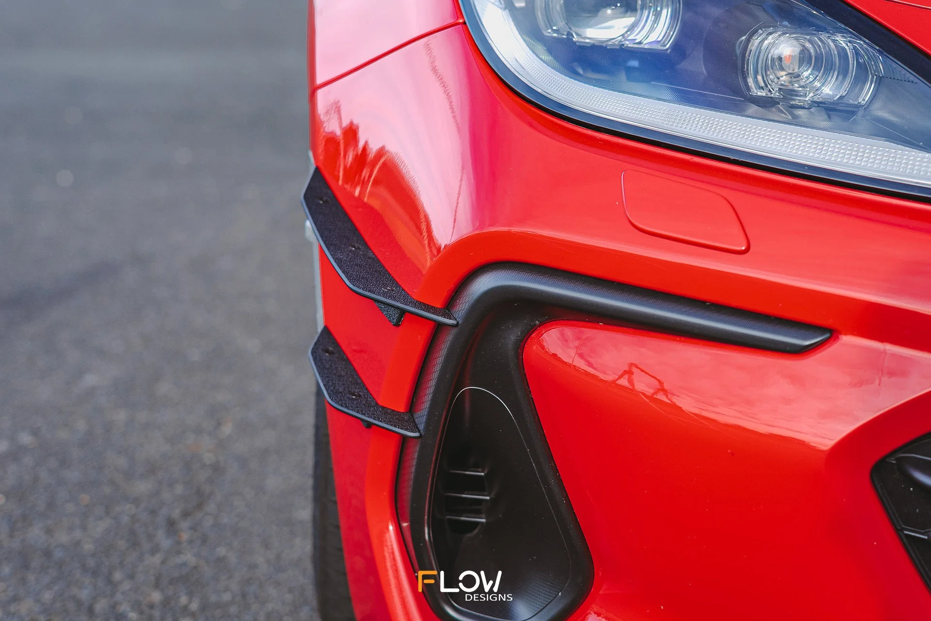 Flow Designs Front Bumper Canards for 2022+ Subaru BRZ ZD8 & Toyota GR86 ZN8 - Image 3