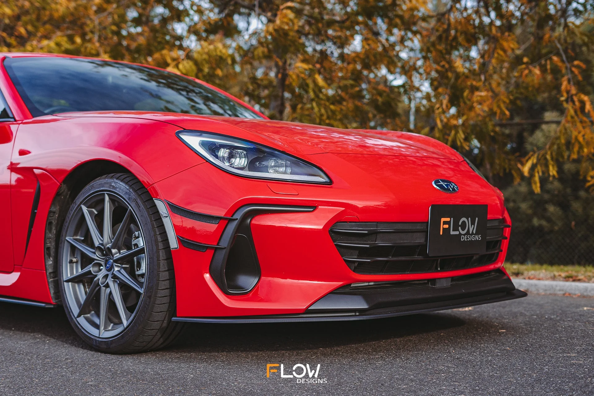 Flow Designs Front Bumper Canards for 2022+ Subaru BRZ ZD8 & Toyota GR86 ZN8 - Image 8