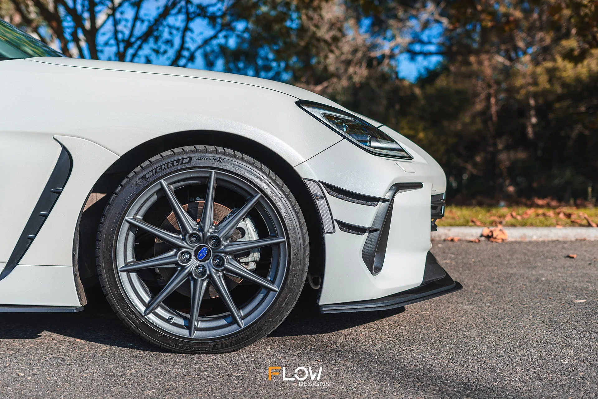 Flow Designs Front Lip Splitter Extensions for 2022+ Subaru BRZ ZD8 & Toyota GR86 ZN8 [Pair] - Image 2