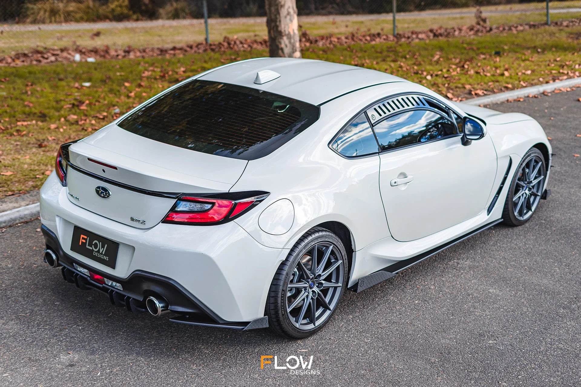 Flow Designs Rear Spats for 2022+ Subaru BRZ ZD8 & Toyota GR86 ZN8 - Gloss [Pair] - Image 5
