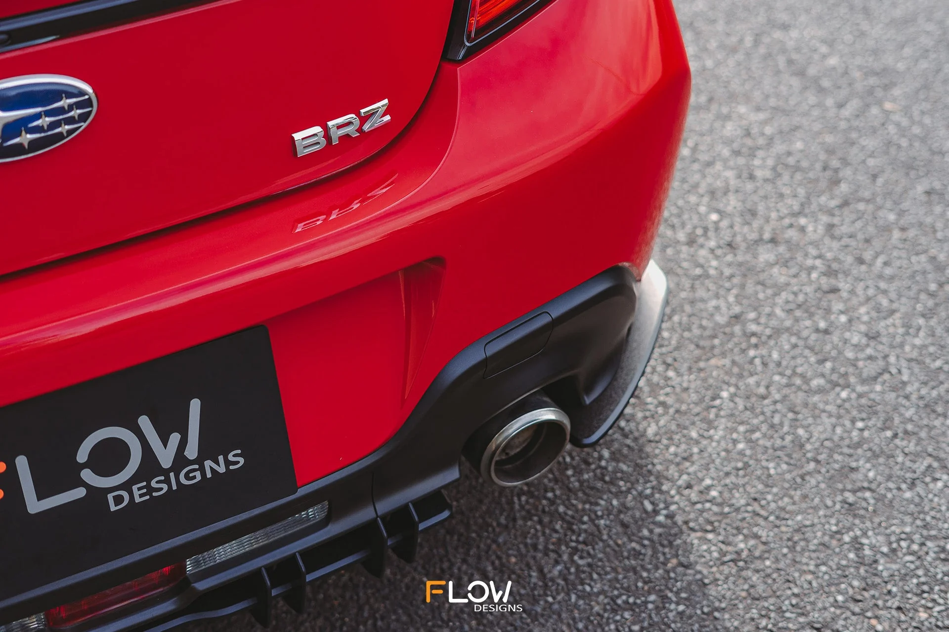 Flow Designs Rear Spats for 2022+ Subaru BRZ ZD8 & Toyota GR86 ZN8 - Textured [Pair] - Image 2