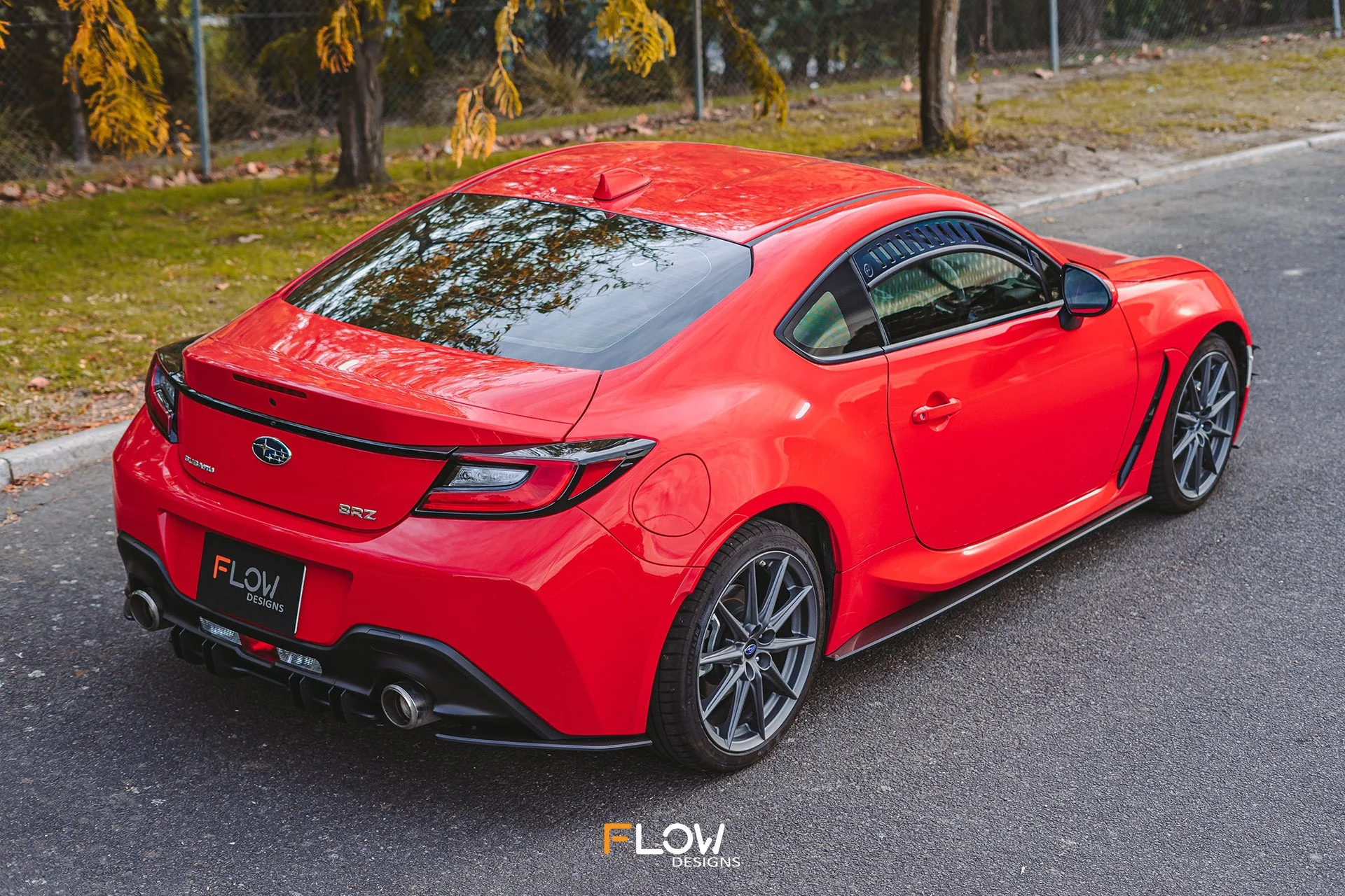 Flow Designs Rear Spats for 2022+ Subaru BRZ ZD8 & Toyota GR86 ZN8 - Textured [Pair] - Image 3