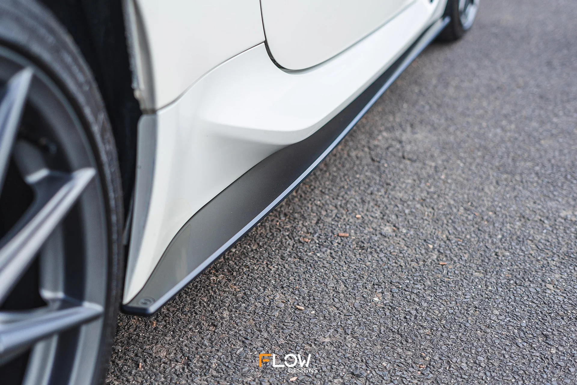 Flow Designs Side Skirt Splitters for 2022+ Subaru BRZ ZD8 & Toyota GR86 ZN8 - Gloss [Pair] - Image 3