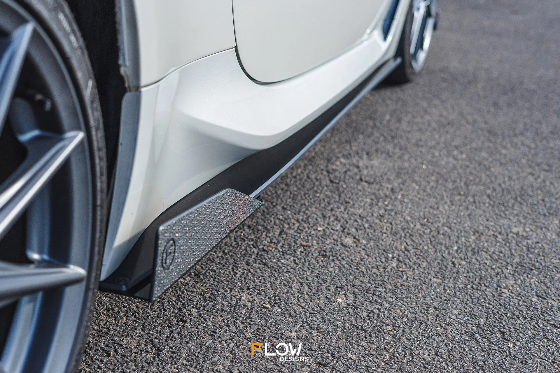 Flow Designs Side Skirt Splitters for 2022+ Subaru BRZ ZD8 & Toyota GR86 ZN8 - Gloss [Pair] - Image 4