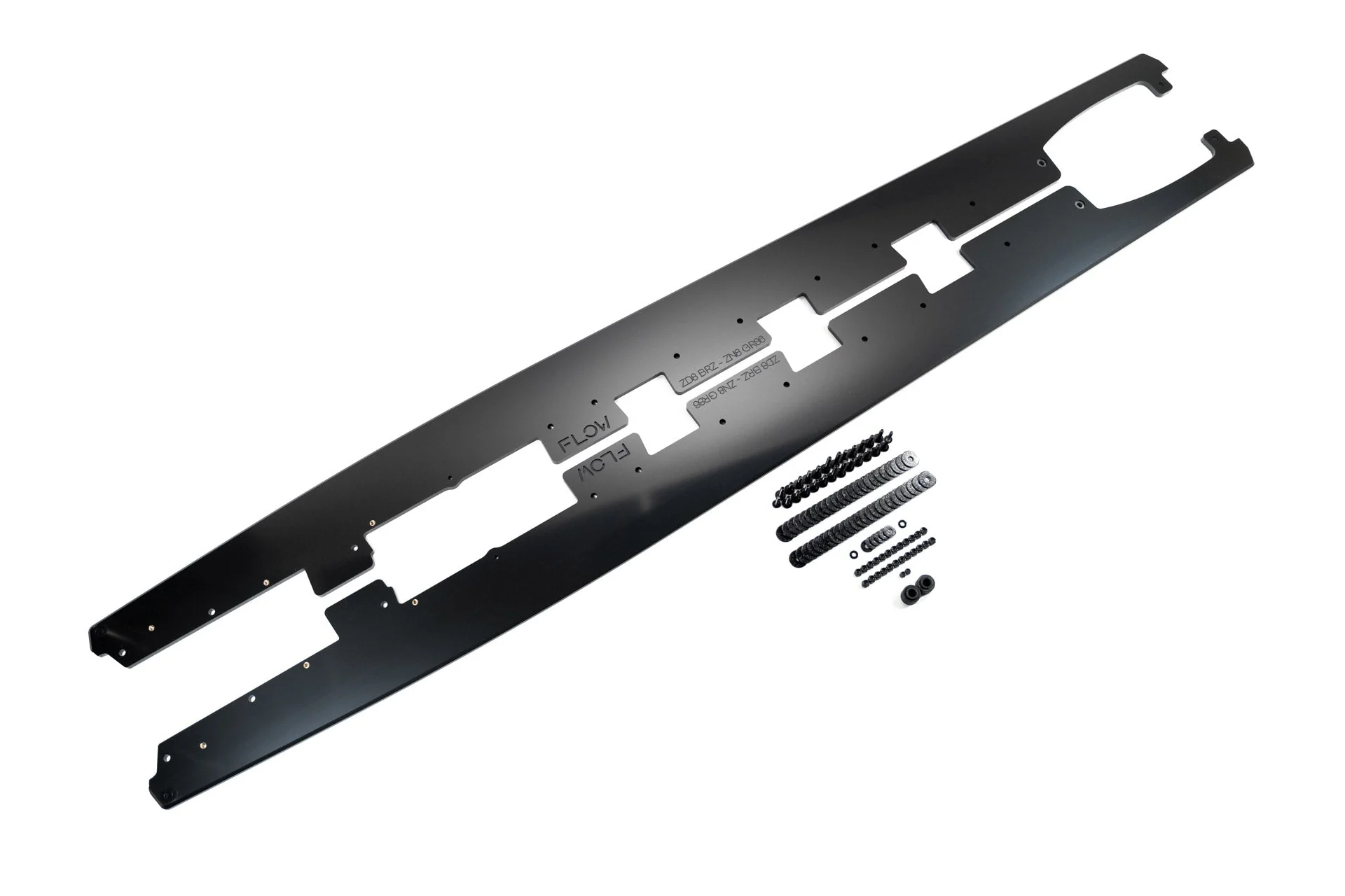 Flow Designs Side Skirt Splitters for 2022+ Subaru BRZ ZD8 & Toyota GR86 ZN8 - Gloss [Pair] - Image 9