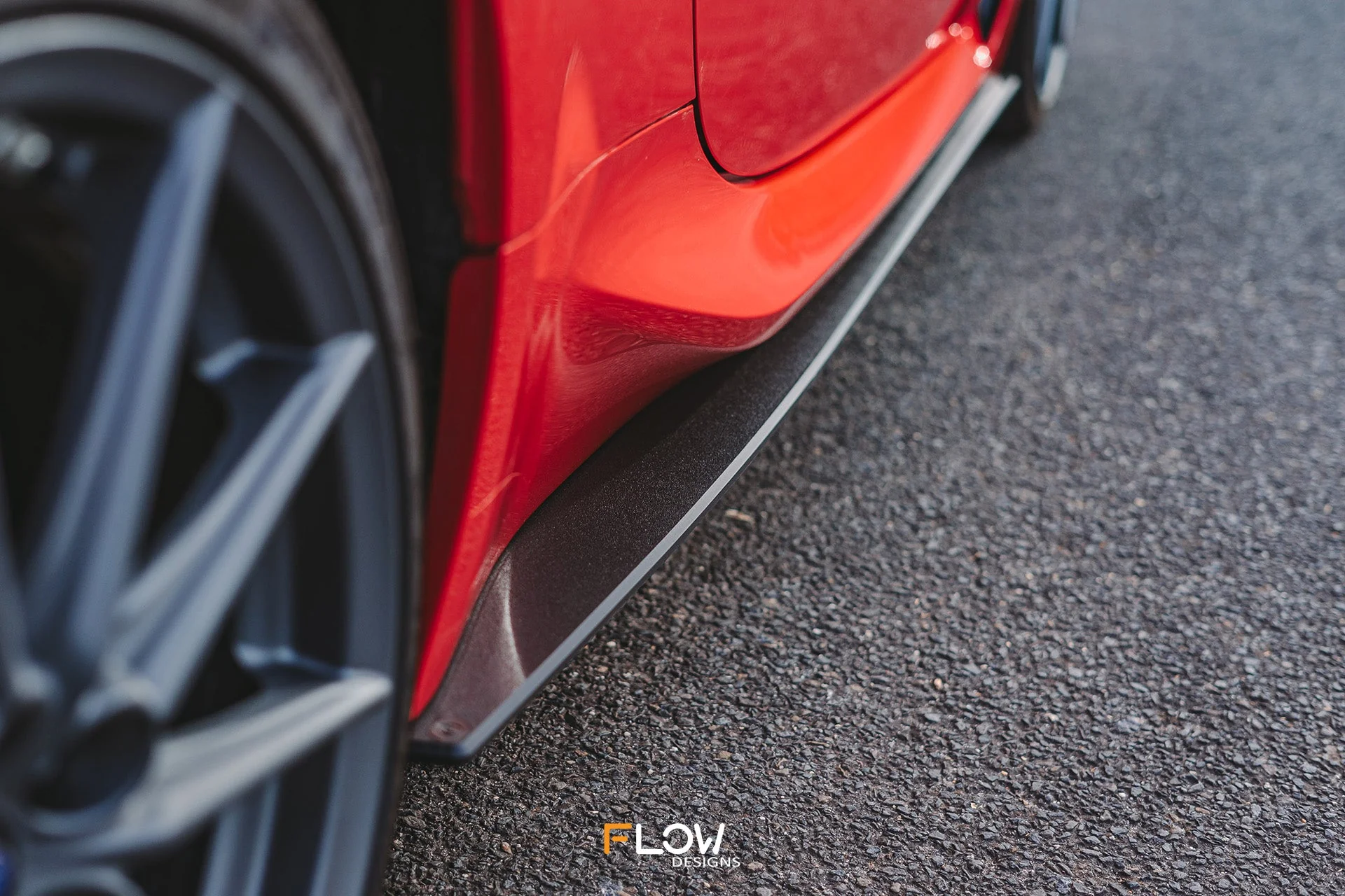 Flow Designs Side Skirt Splitters for 2022+ Subaru BRZ ZD8 & Toyota GR86 ZN8 - Textured [Pair] - Image 3