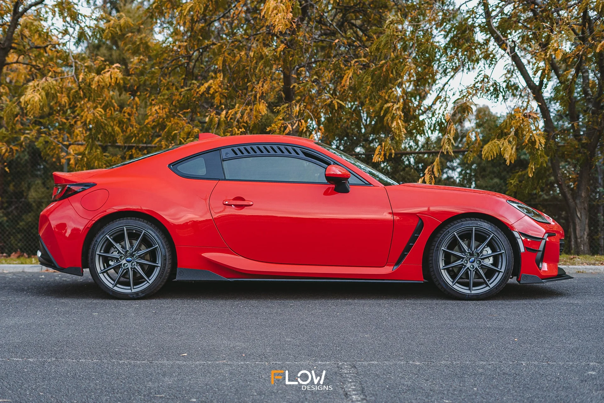 Flow Designs Side Skirt Splitters for 2022+ Subaru BRZ ZD8 & Toyota GR86 ZN8 - Textured [Pair] - Image 6