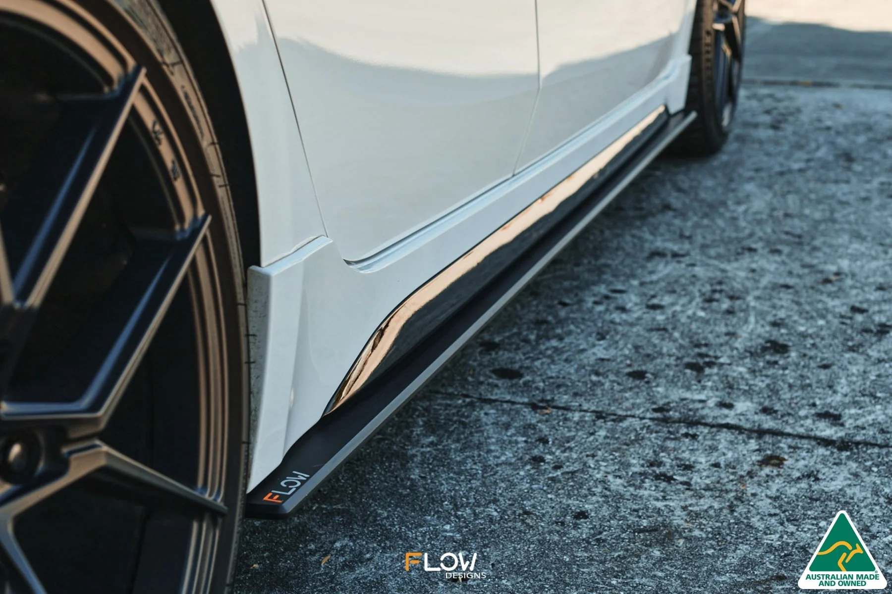Flow Designs Cerato GT PFL Side Skirt Splitters (Pair) - Image 2