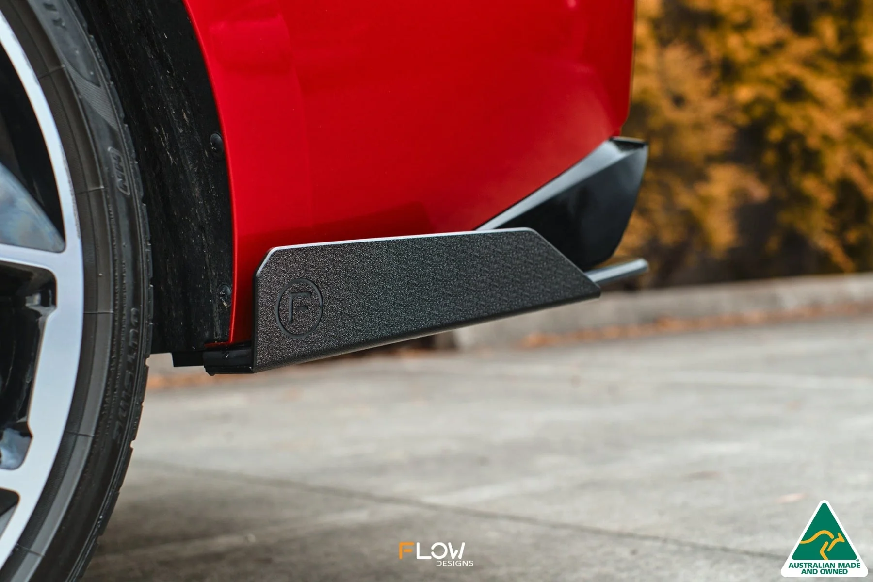 Flow Designs CN7 i30 N Line Sedan (2020-2022) Rear Spats [GLOSS BLACK] - Pair - Image 4