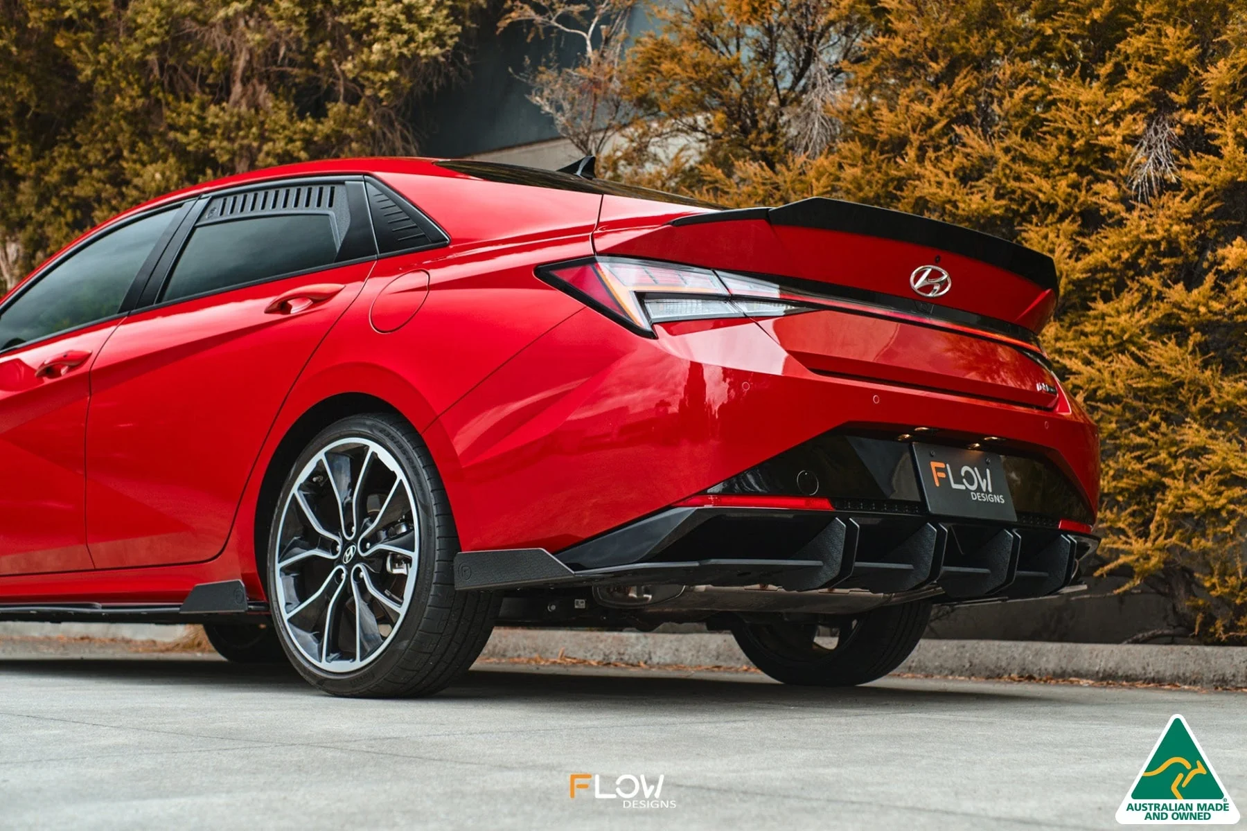 Flow Designs CN7 i30 N Line Sedan (2020-2022) Rear Spoiler Extension - Image 10