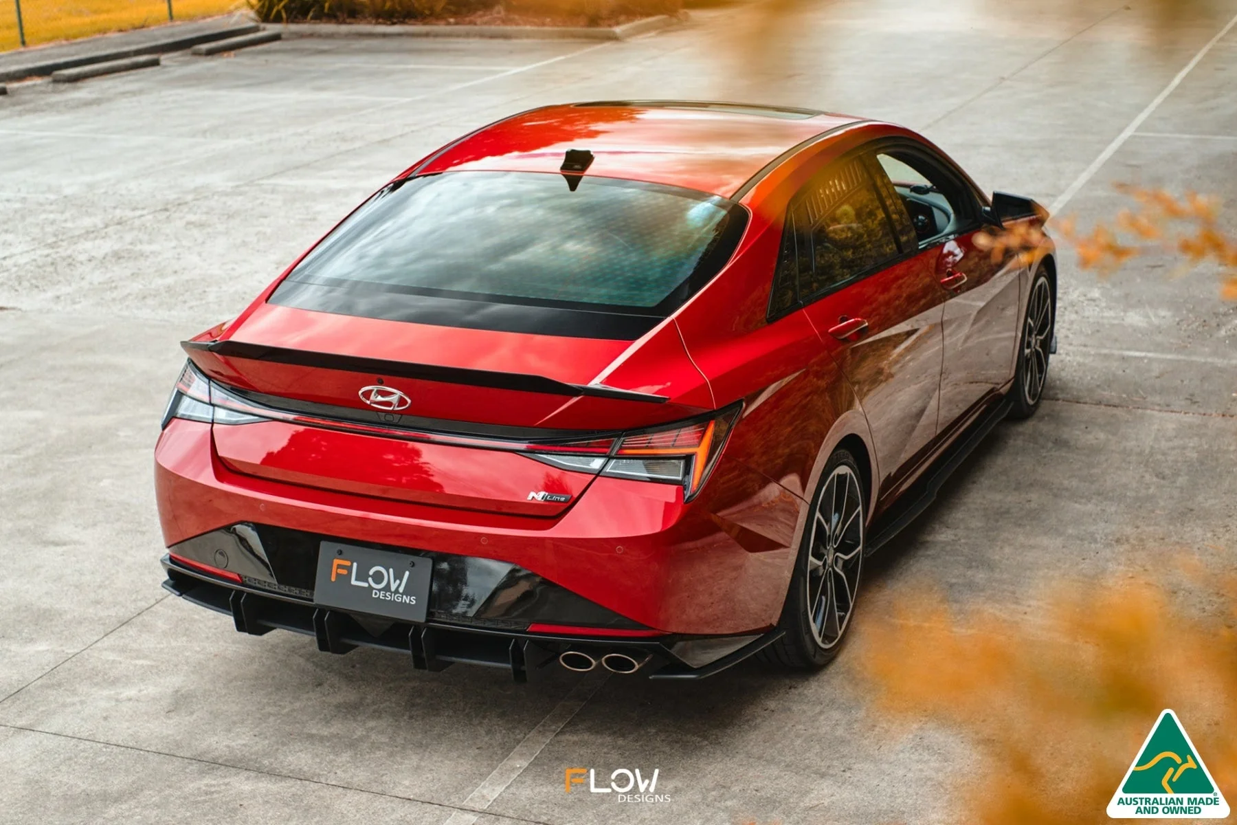 Flow Designs CN7 i30 N Line Sedan (2020-2022) Rear Spoiler Extension - Image 14