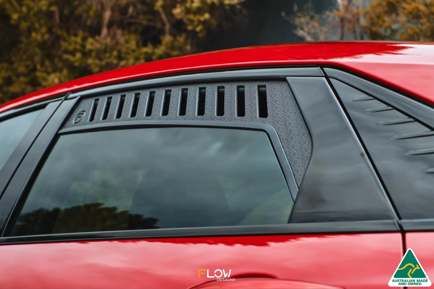 Flow Designs CN7 i30 N Line Sedan (2020-2022) Rear Window Vents - Pair - Image 2