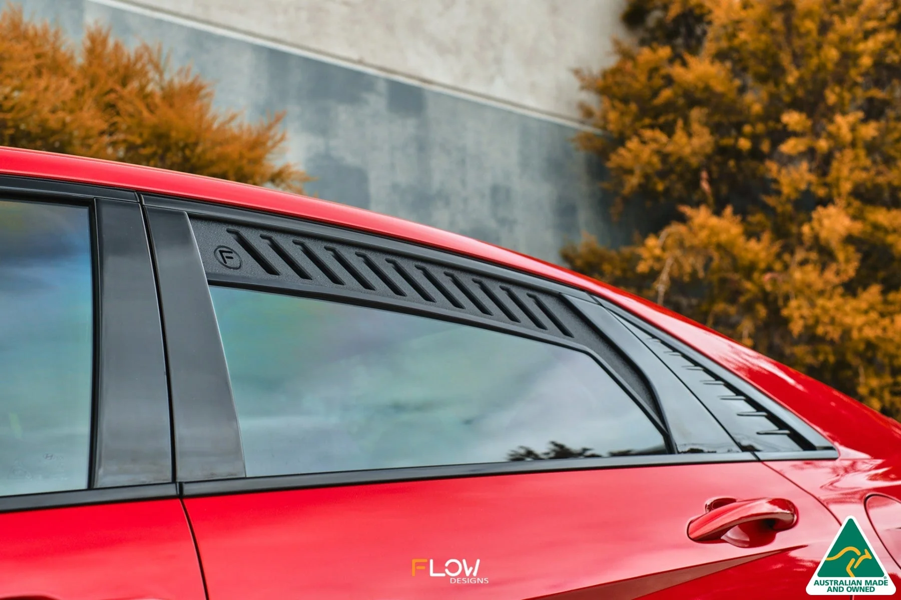 Flow Designs CN7 i30 N Line Sedan (2020-2022) Rear Window Vents - Pair - Image 4