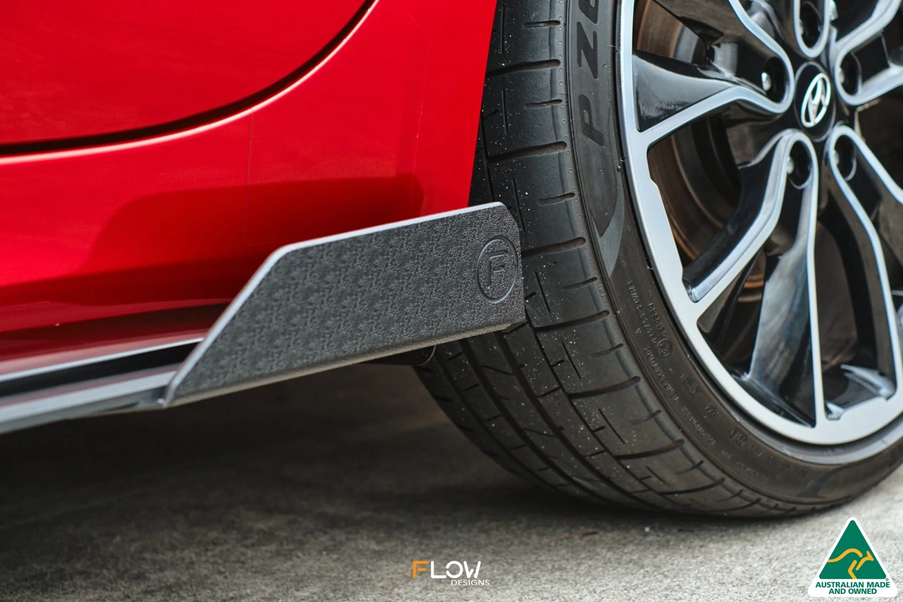 Flow Designs CN7 i30 N Line Sedan (2020-2022) Side Skirt Splitter Winglets - Pair - Image 4