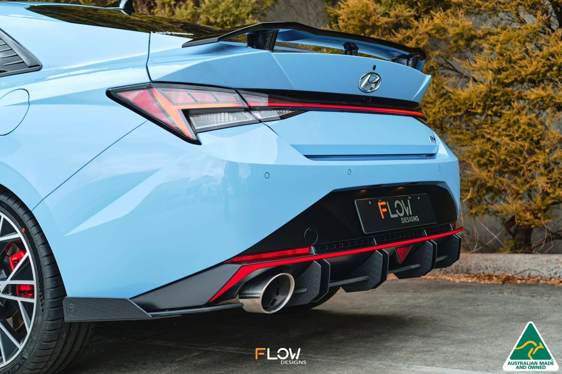 Flow Designs CN7 i30N Sedan (2021) Flow-Lock Rear Diffuser - Image 8