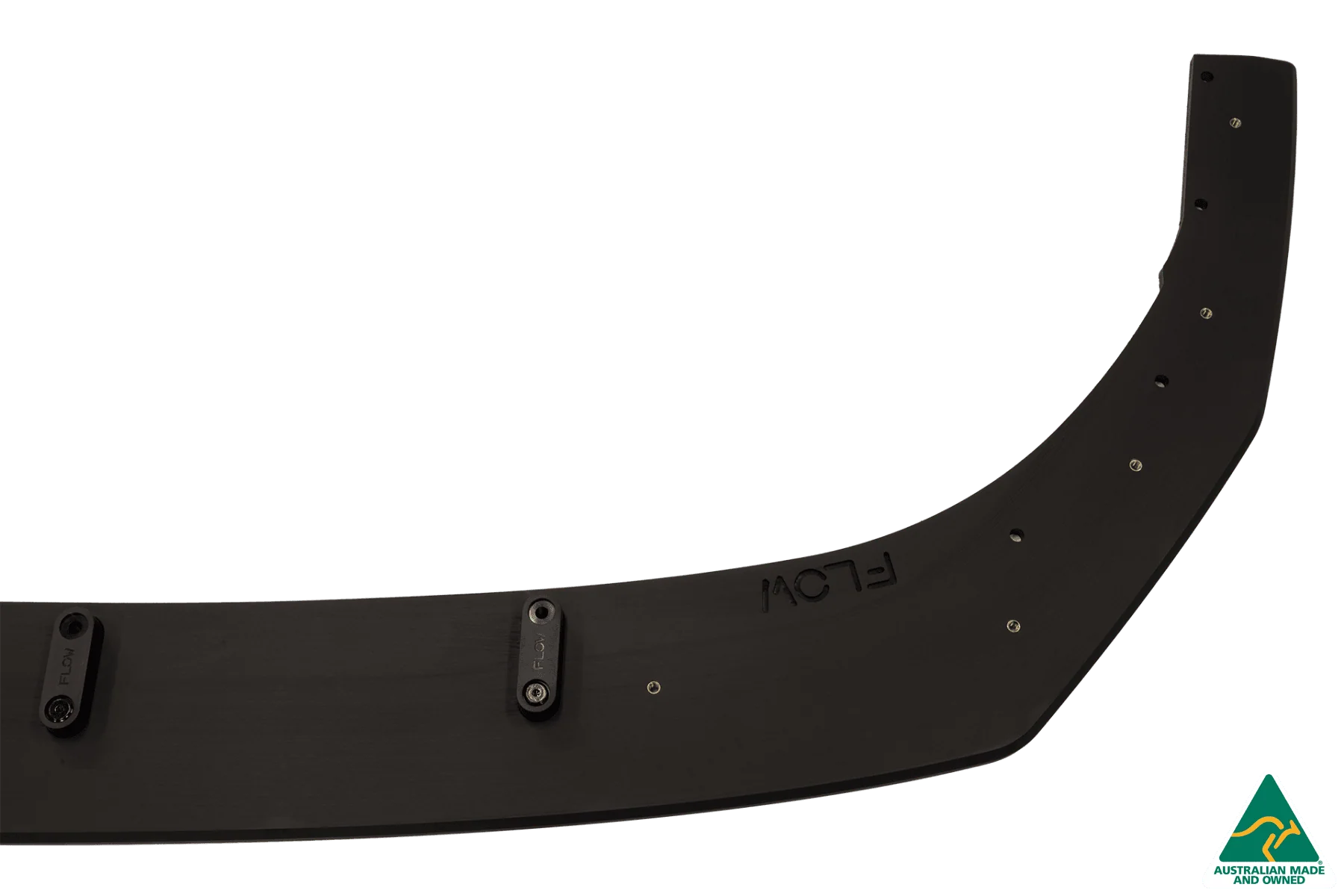 Flow Designs CN7 i30N Sedan (2021-2023) Front Lip Splitter & Mounting Brackets [GLOSS BLACK] - Pair - Image 3