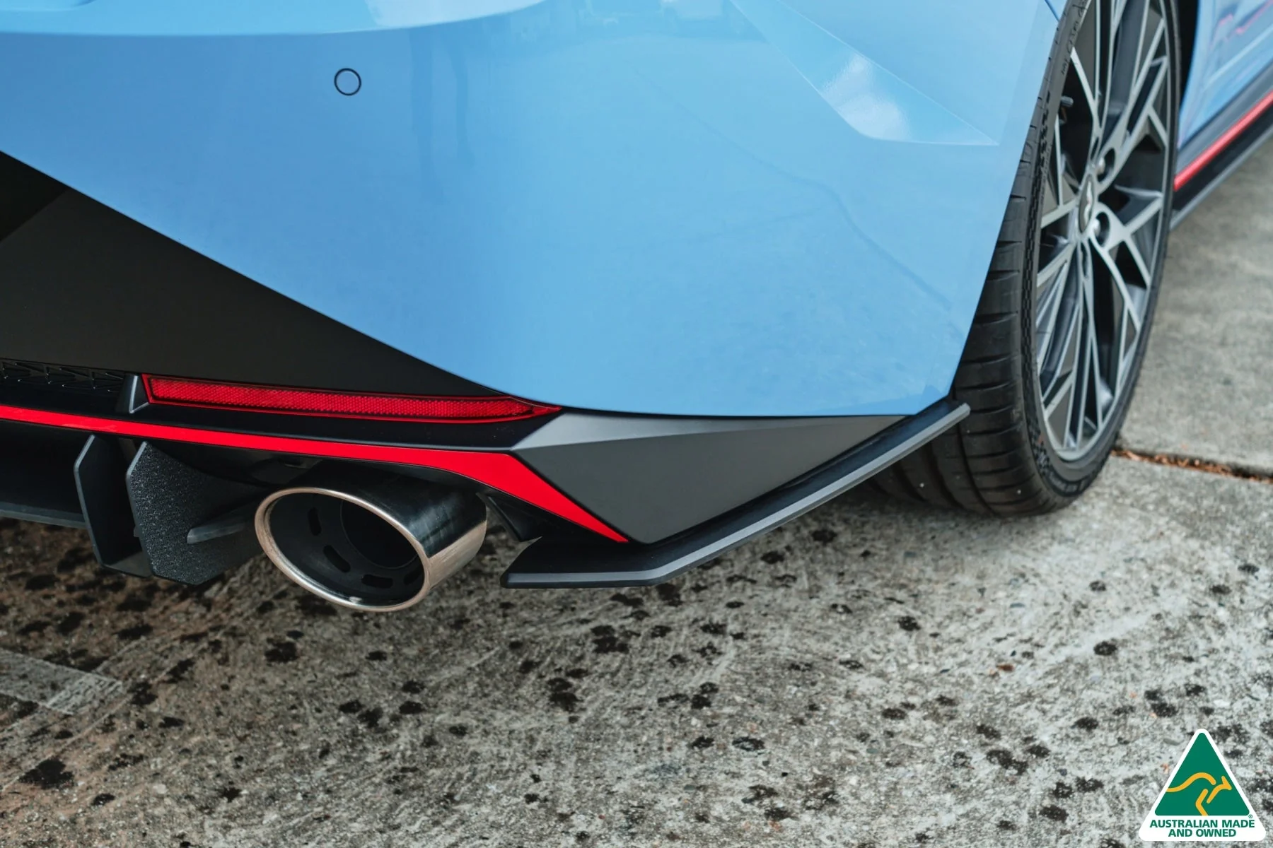 Flow Designs CN7 i30N Sedan (2021-2023) Rear Spats [GLOSS BLACK] - Pair - Image 4