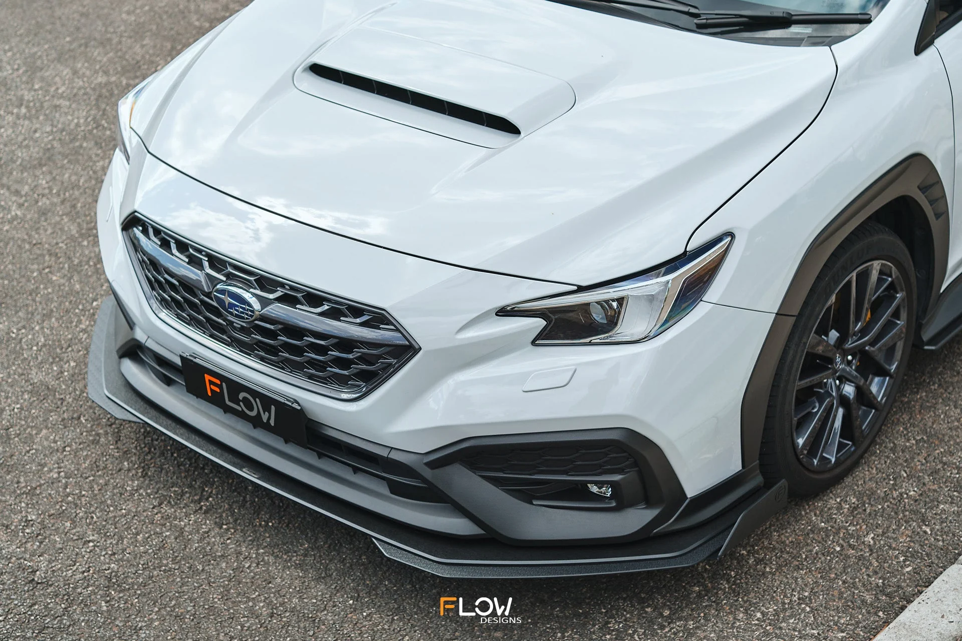 Flow Designs Front Lip Splitter for 2022+ WRX VB [Textured] - Image 10