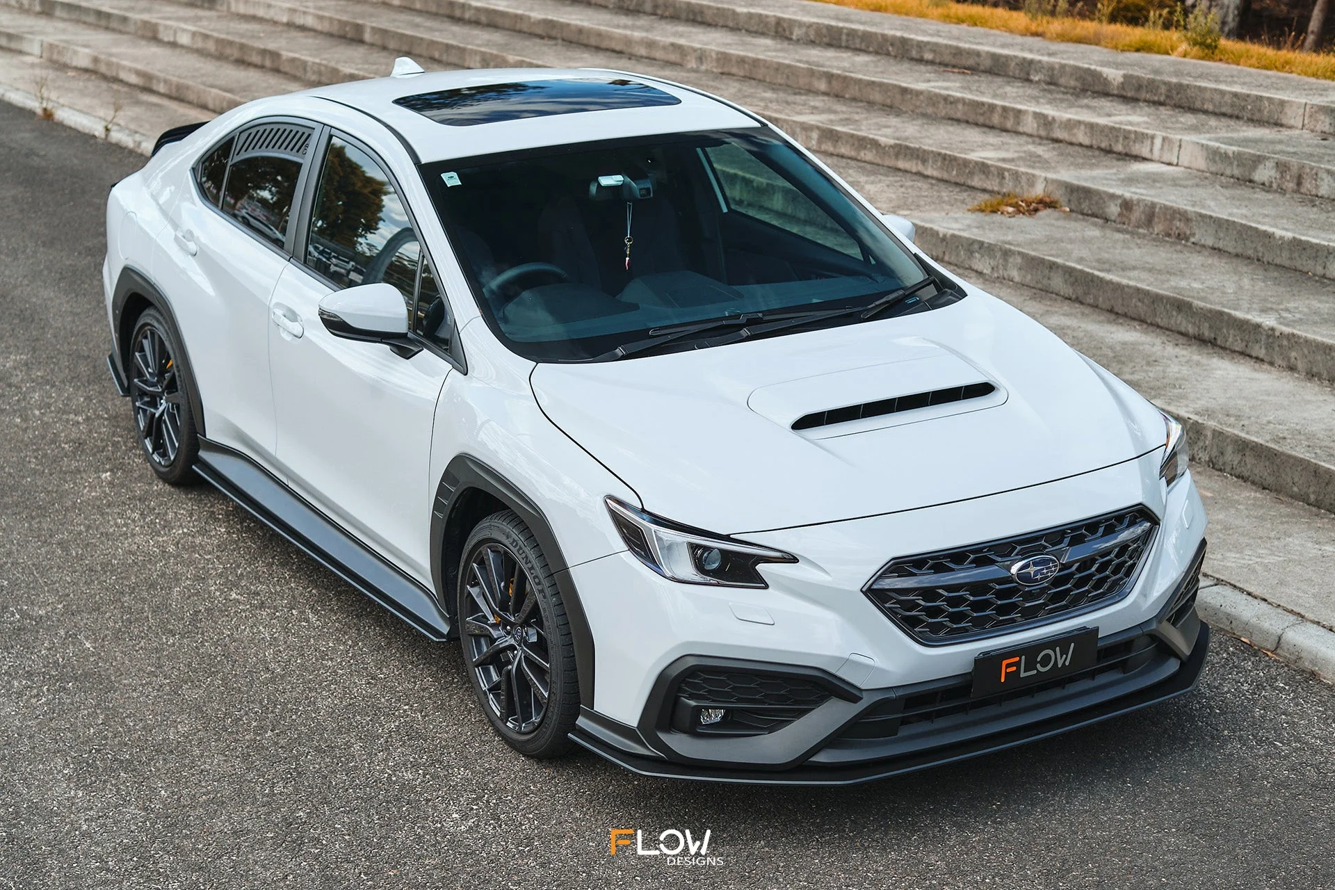 Flow Designs Front Lip Splitter for 2022+ WRX VB [Textured] - Image 12