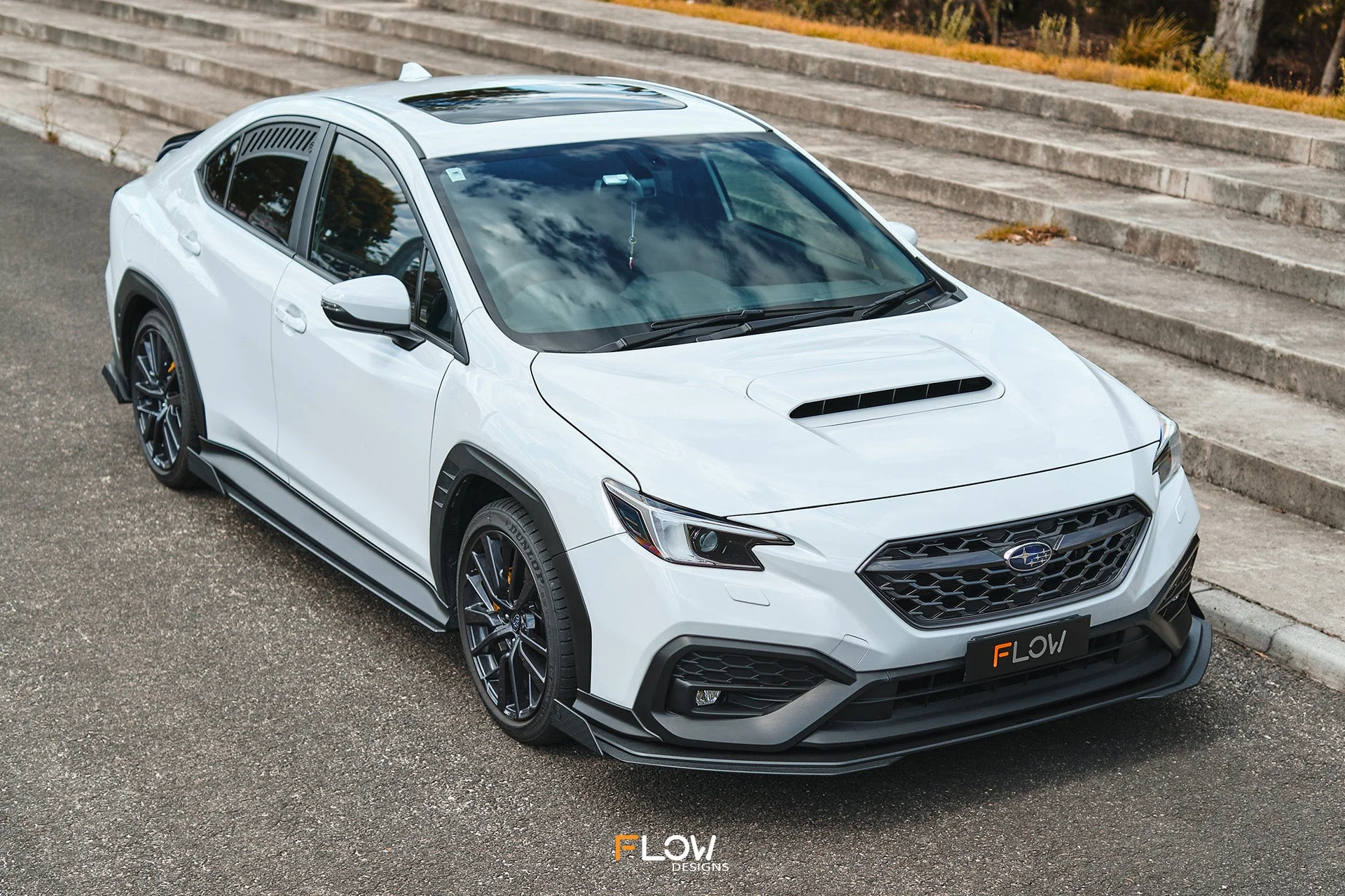 Flow Designs Front Lip Splitter for 2022+ WRX VB [Textured] - Image 14
