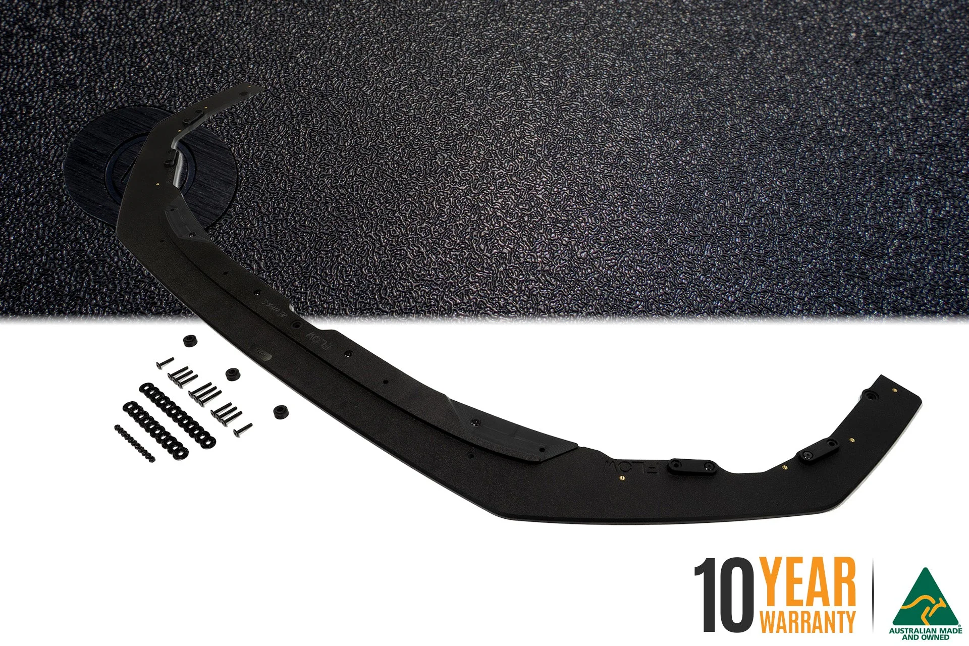 Flow Designs Front Lip Splitter for 2022+ WRX VB [Textured] - Image 2