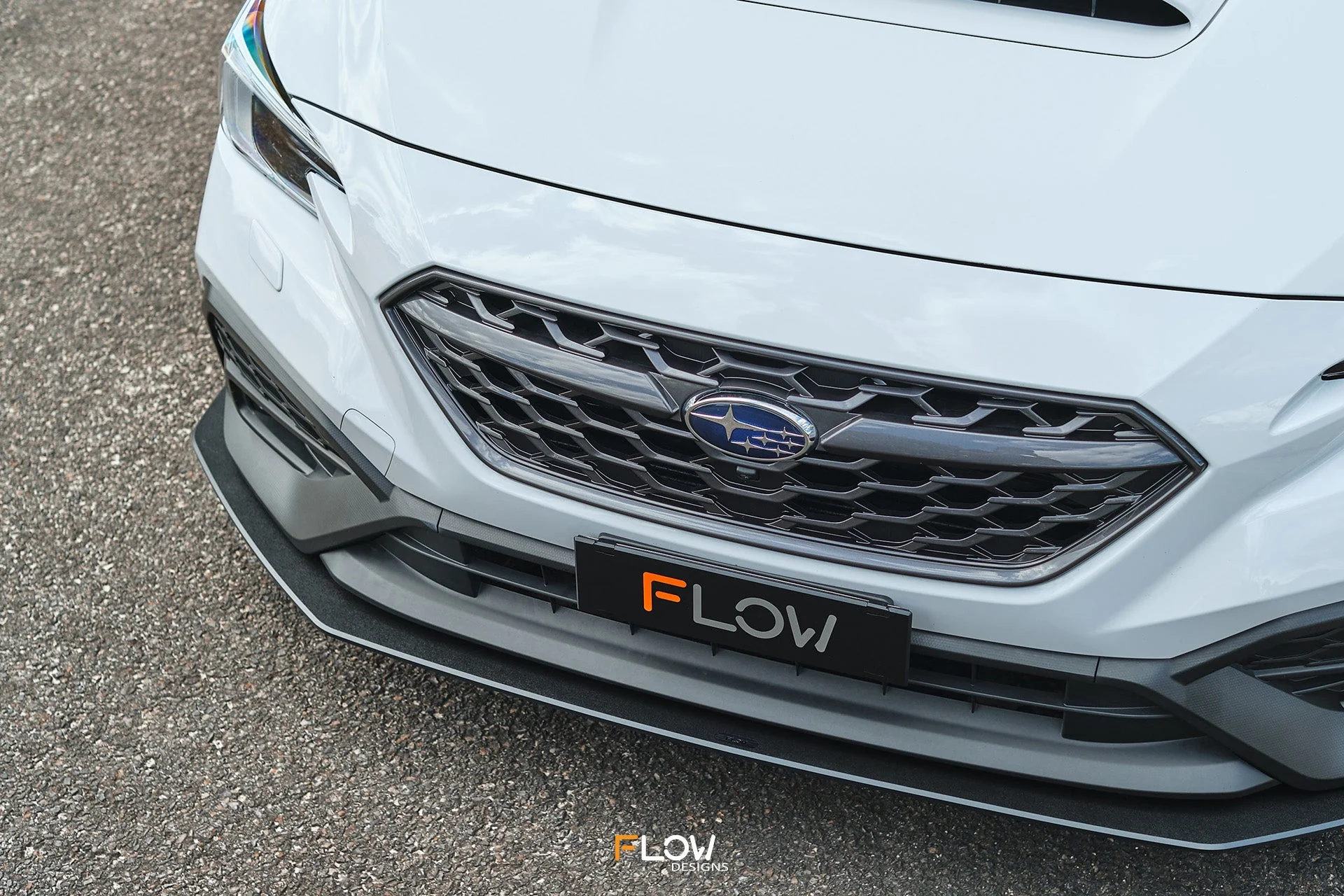 Flow Designs Front Lip Splitter for 2022+ WRX VB [Textured] - Image 4