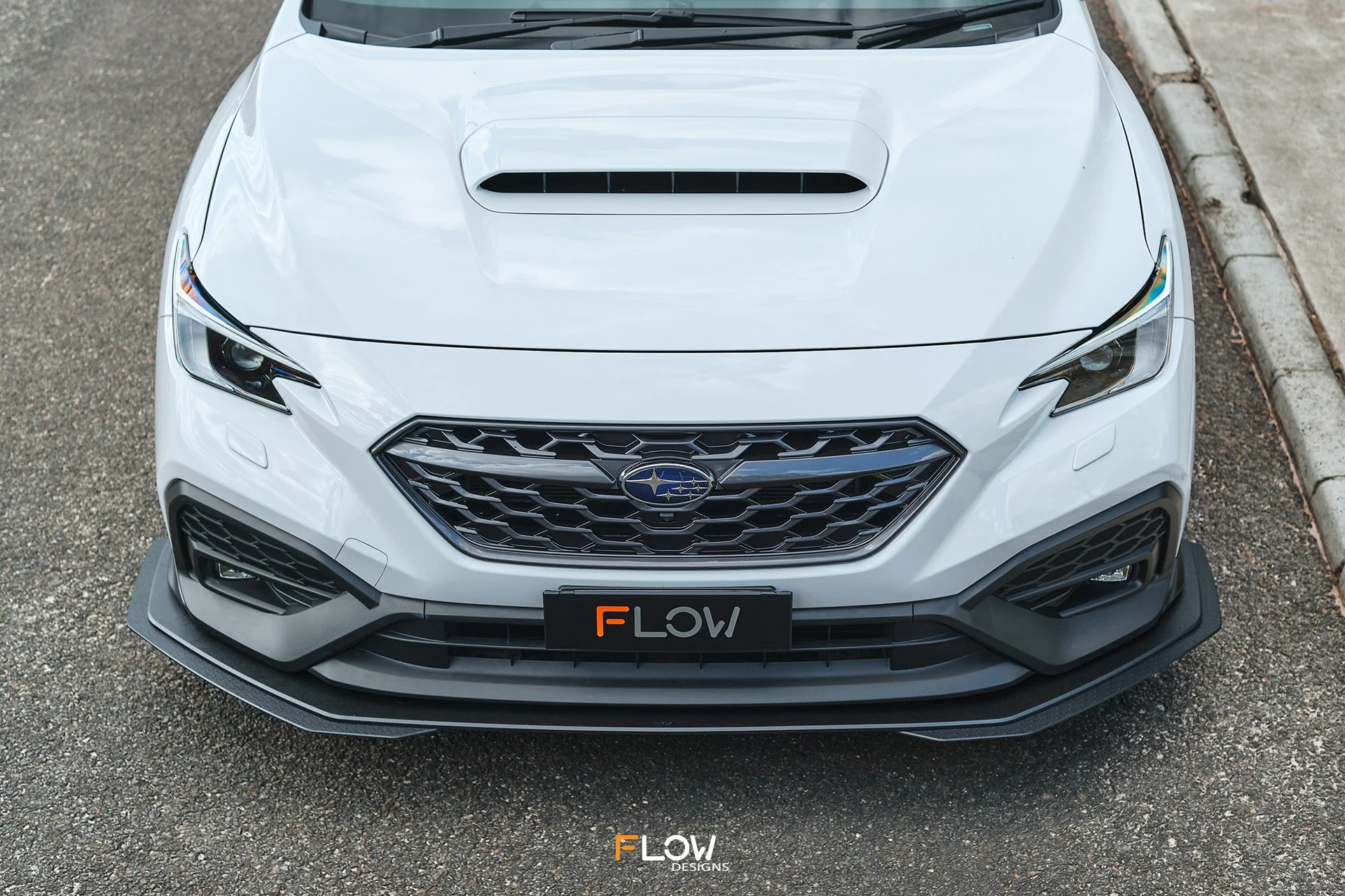 Flow Designs Front Lip Splitter for 2022+ WRX VB [Textured] - Image 8