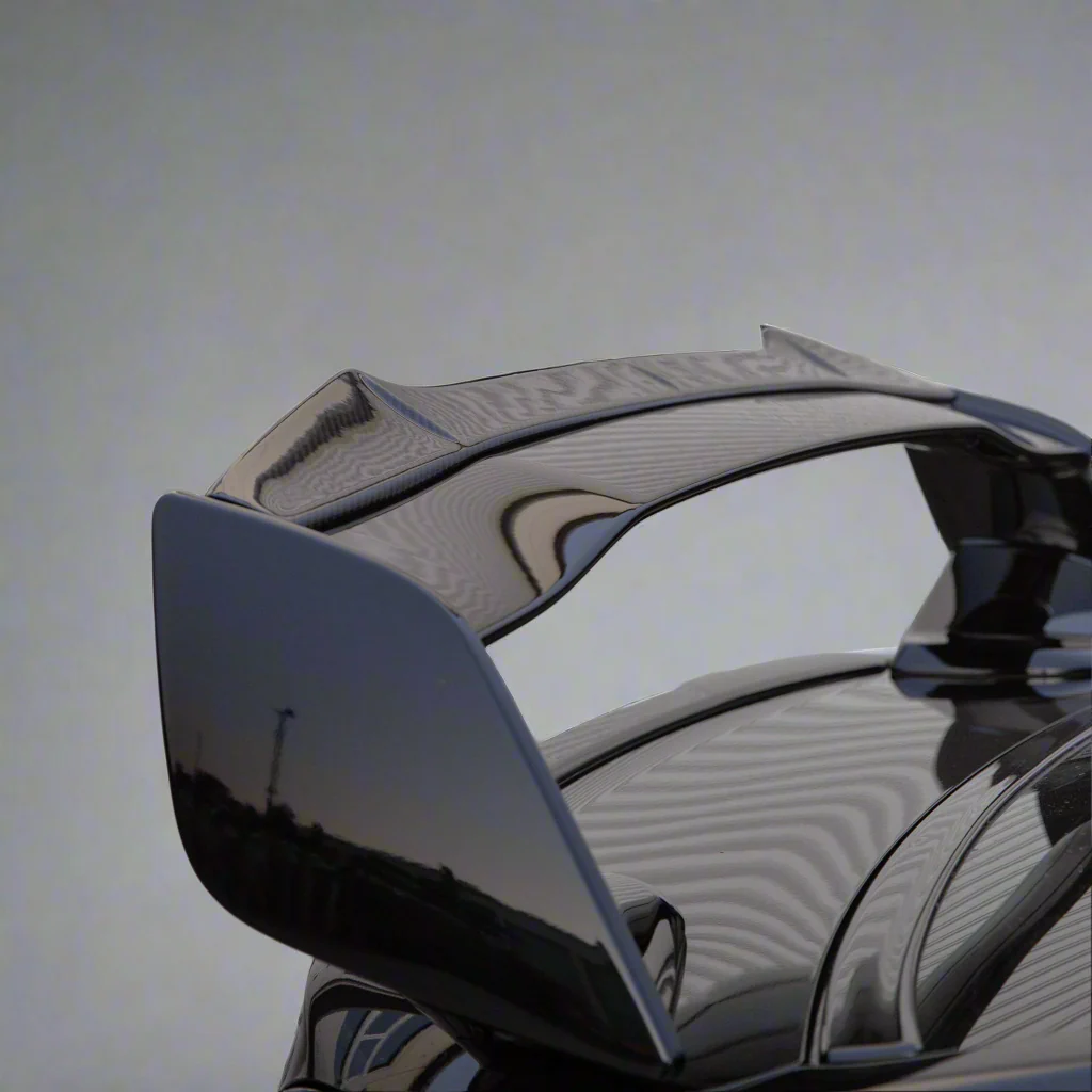 DMAKER RWN-Spec STI Wing Spoiler Add-On For 2022+ Subaru WRX VB [Crystal Black] - Image 3