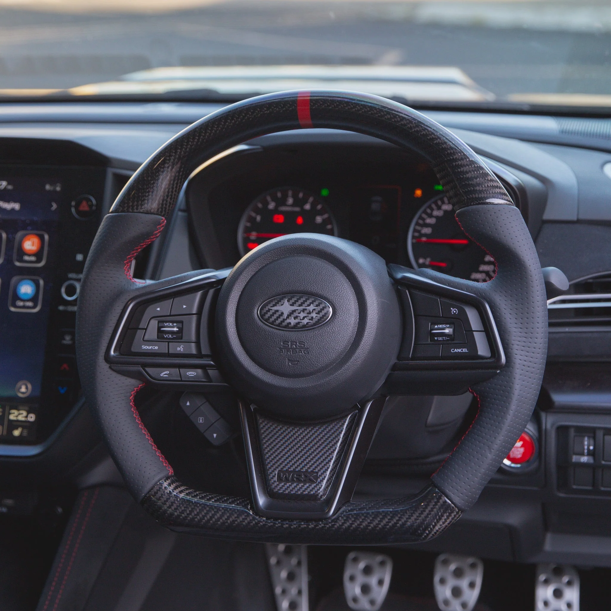 DMAKER D-Spec Steering Wheel For 2022+ Subaru WRX VB/VN [Carbon Fibre] - Image 10