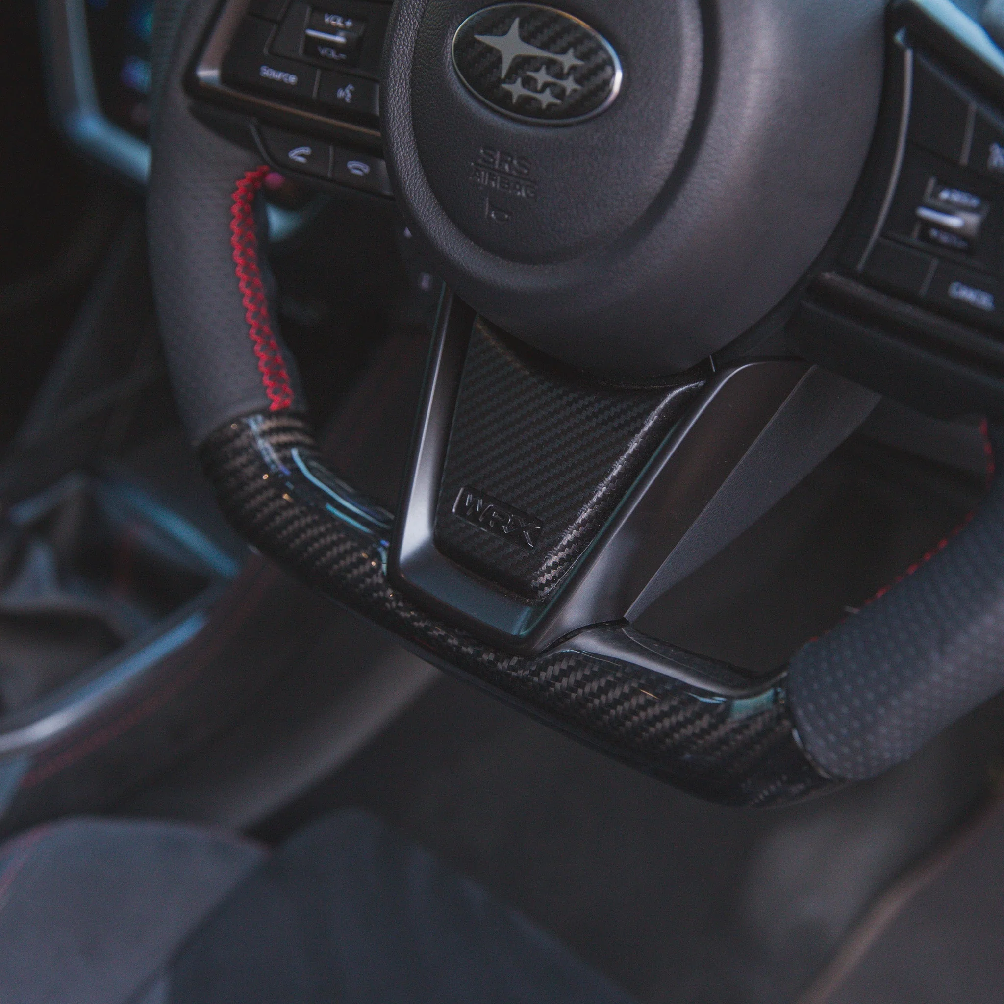 DMAKER D-Spec Steering Wheel For 2022+ Subaru WRX VB/VN [Carbon Fibre] - Image 9