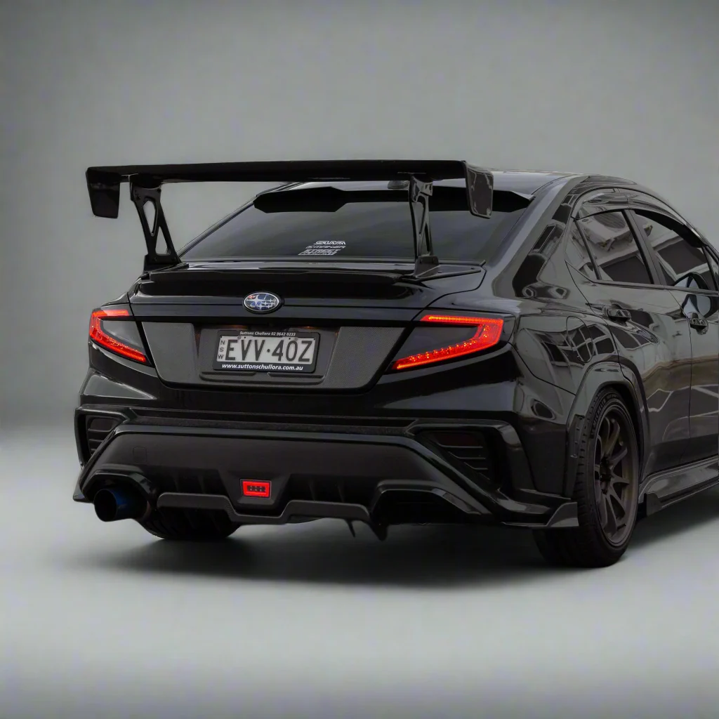 DMAKER VRS Euro-Spec GT-Wing Spoiler For 2022+ Subaru WRX VB [Carbon Fibre] - Image 7
